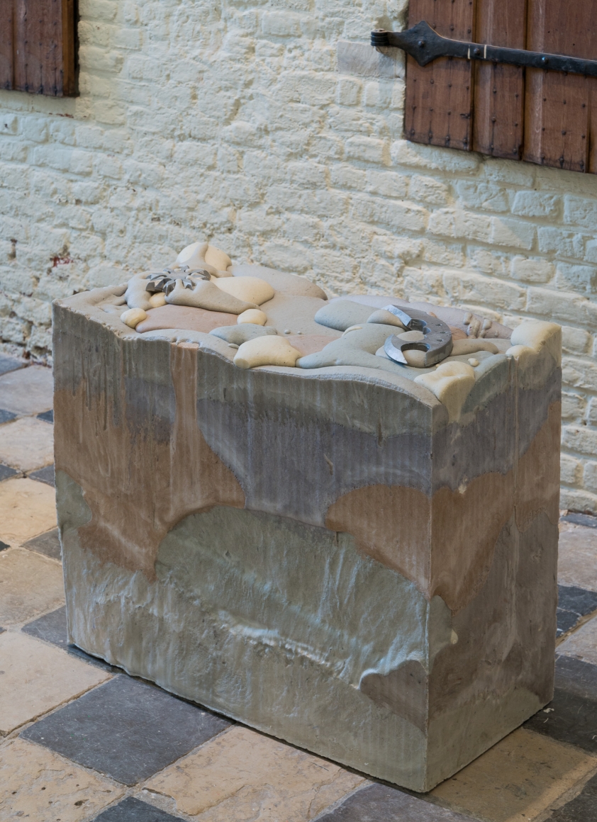 Marina Pinsky, Not yet titled (Foam Blocks 1-10), 2017