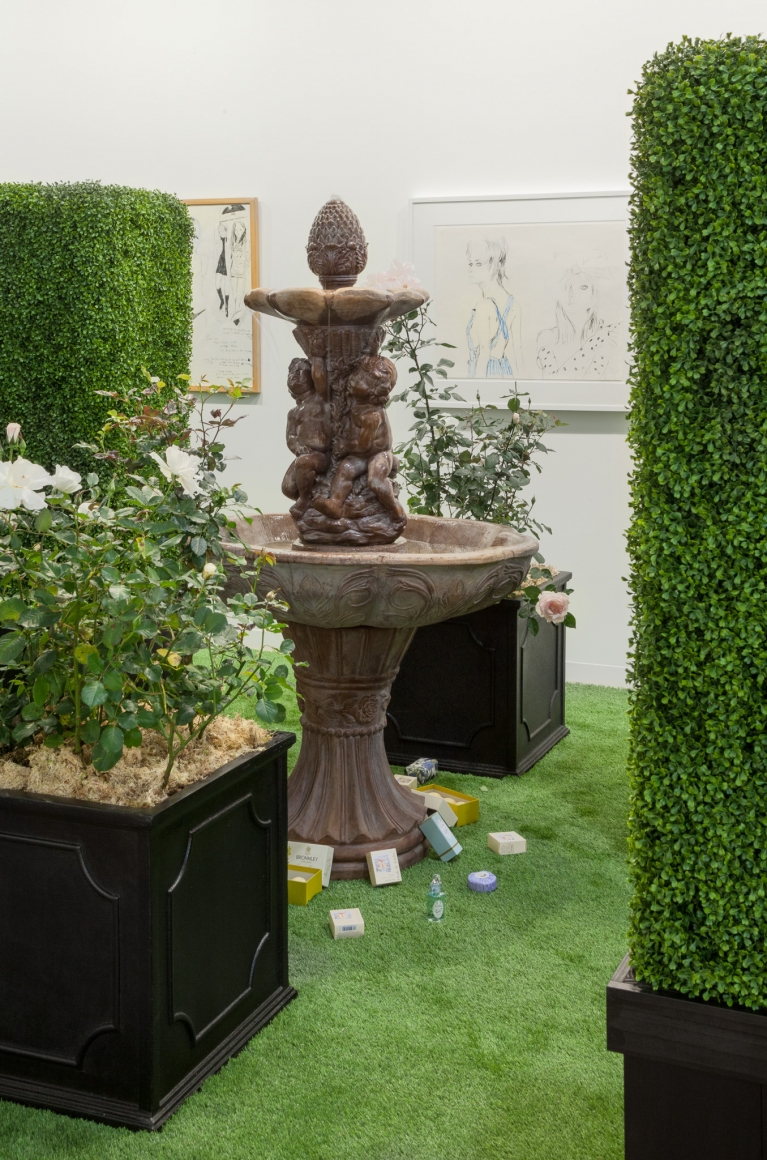 Karen Kilimnik, Fountain of Youth (cleanliness is next to godliness), 2012/2016