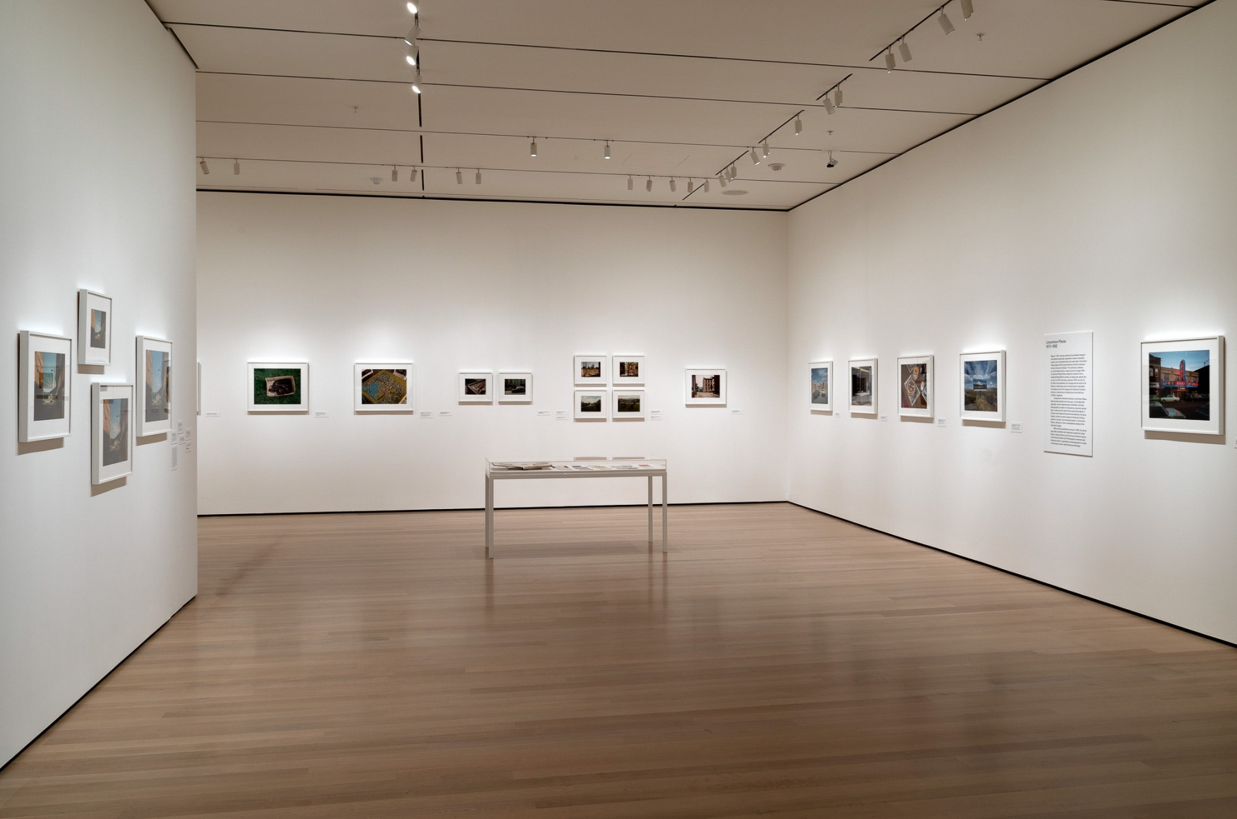 Installation view of Stephen Shore. The Museum of Modern Art, NY, November 19, 2017 – May 28, 2018.