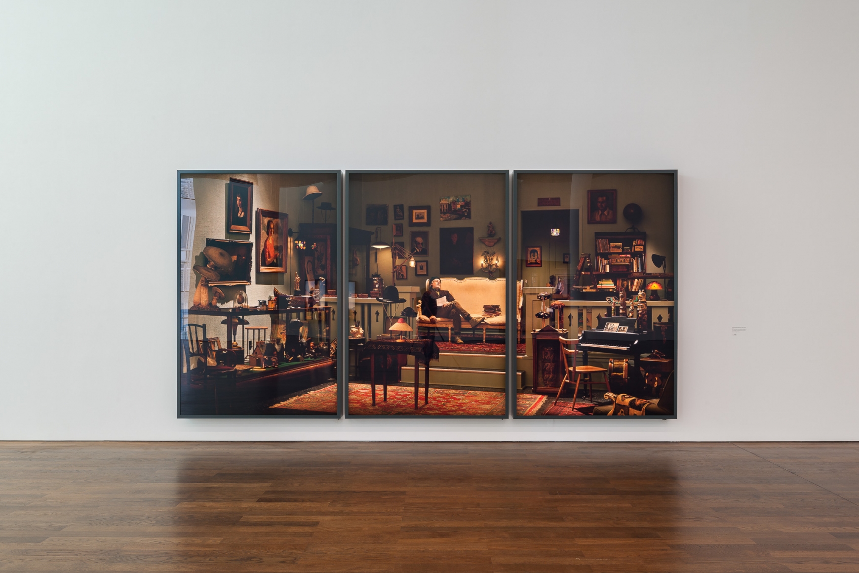 Installation view: Rodney Graham, Lightboxes, Museum Frieder Burda, Baden-Baden, 2017