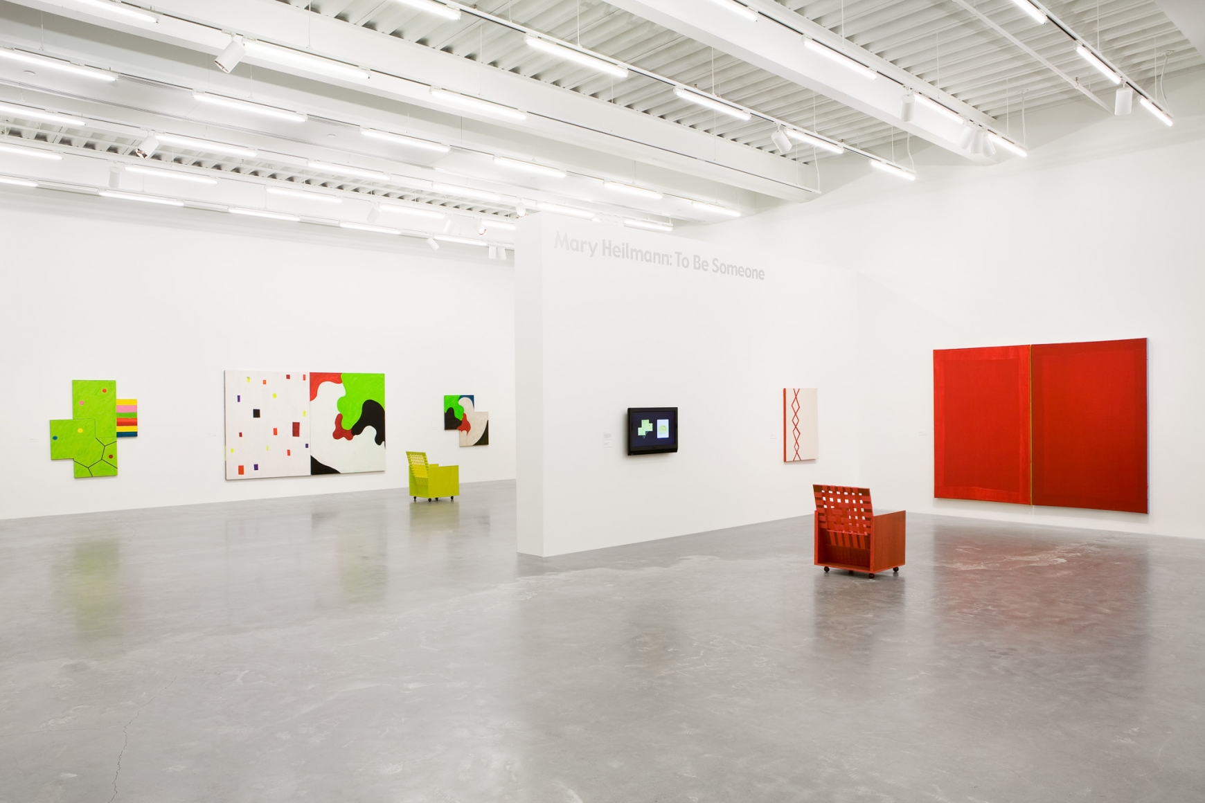 Mary Heilmann, Installation view: To Be Someone New Museum, New York, 2008