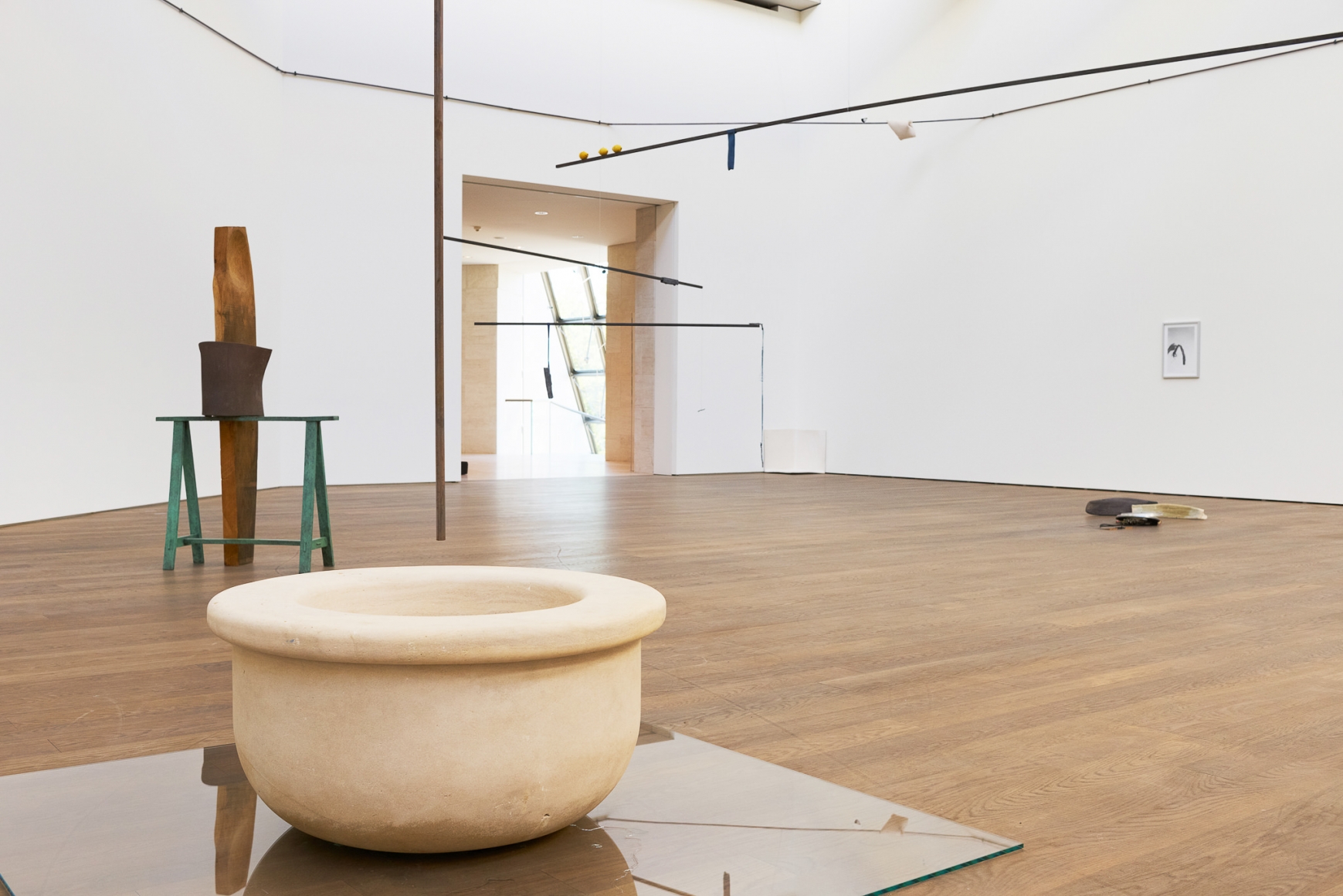 Installatation view: Katinka Bock - Smog / Tomorrow’s Sculpture, Mudam Luxembourg, 2018, Photo: Johannes Schwartz