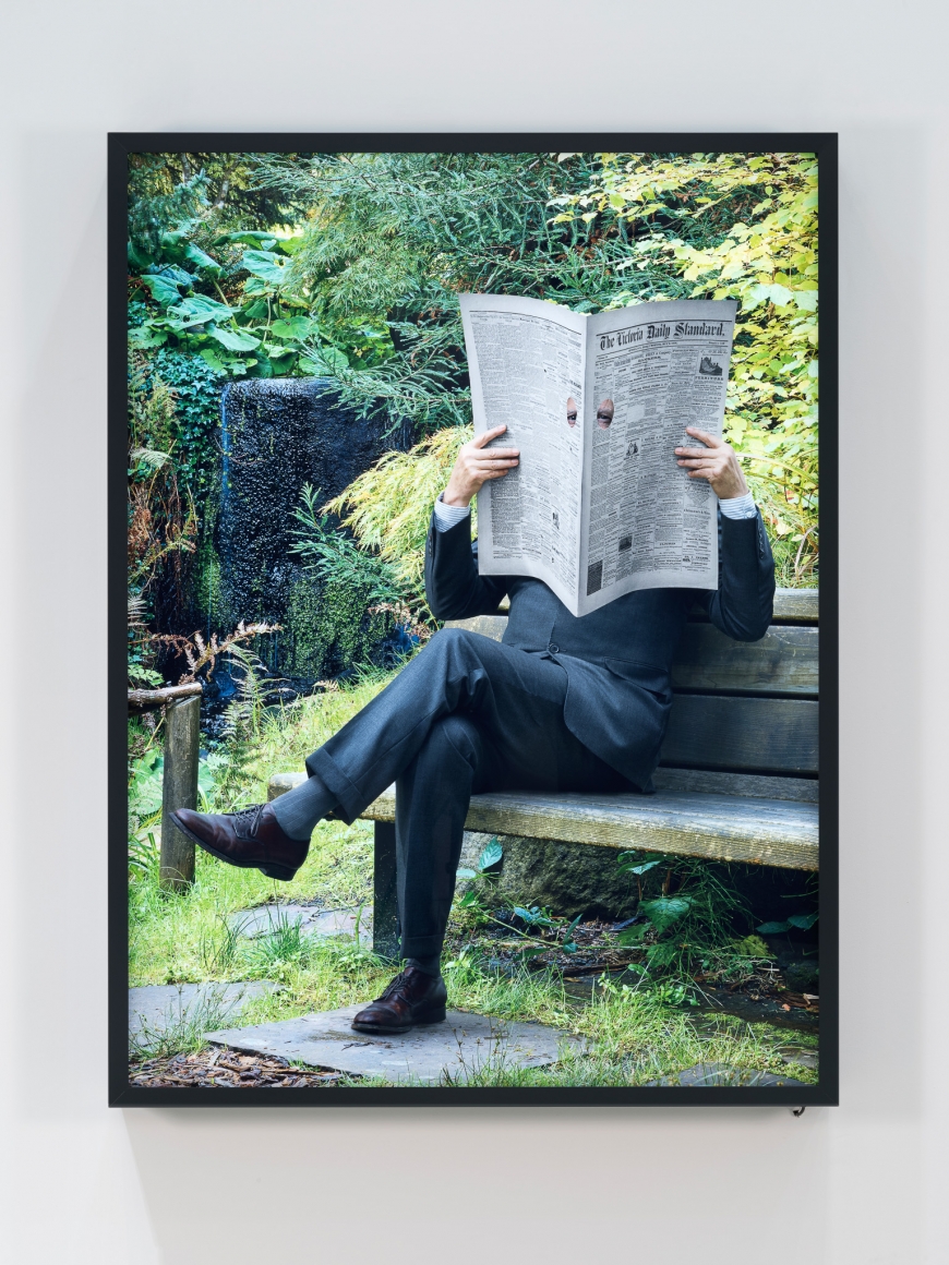 Rodney Graham, Newspaper Man, 2017