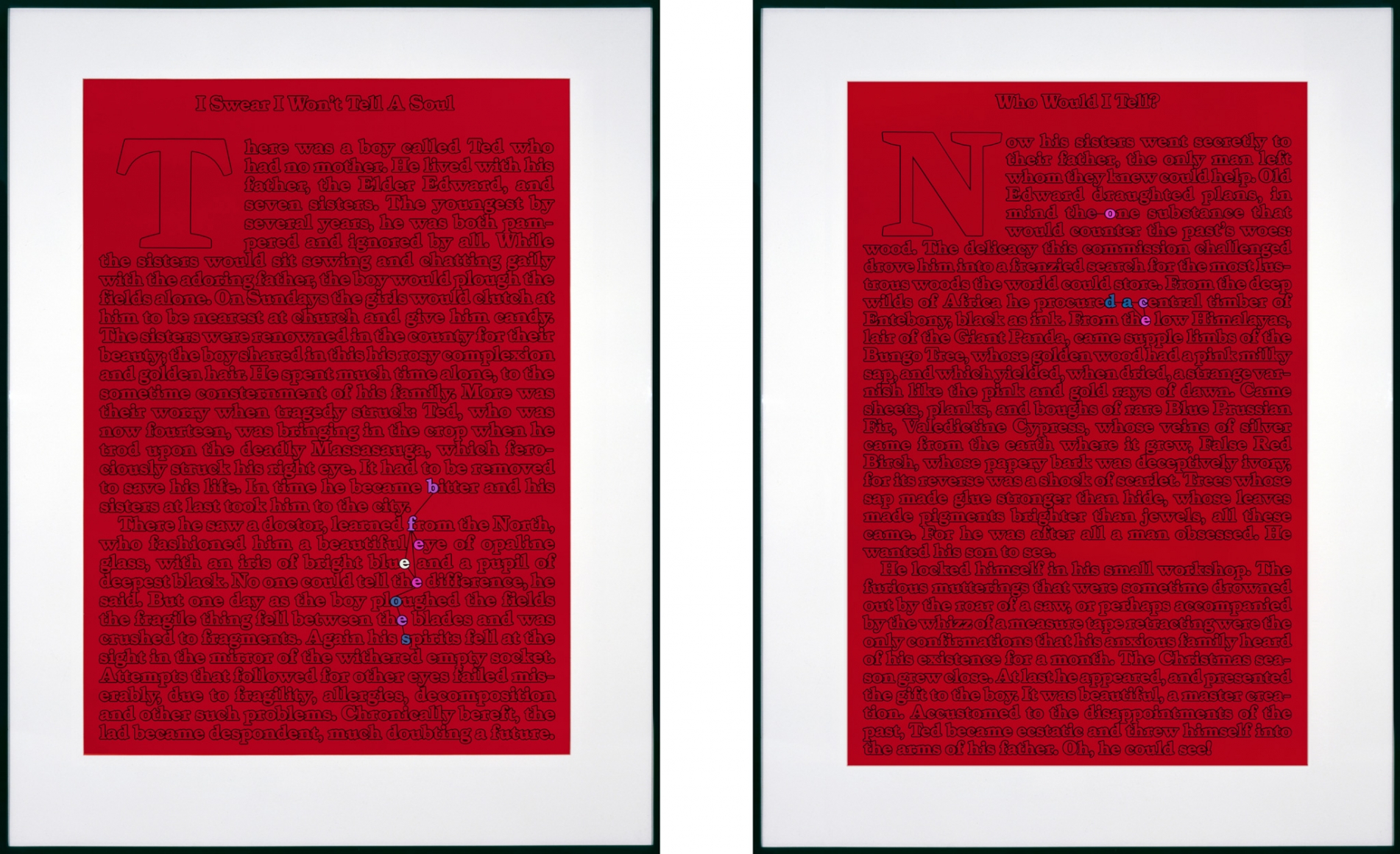 Larry Johnson, Untitled (I Swear I Won't Tell a Soul. Who Would I Tell?), 1989