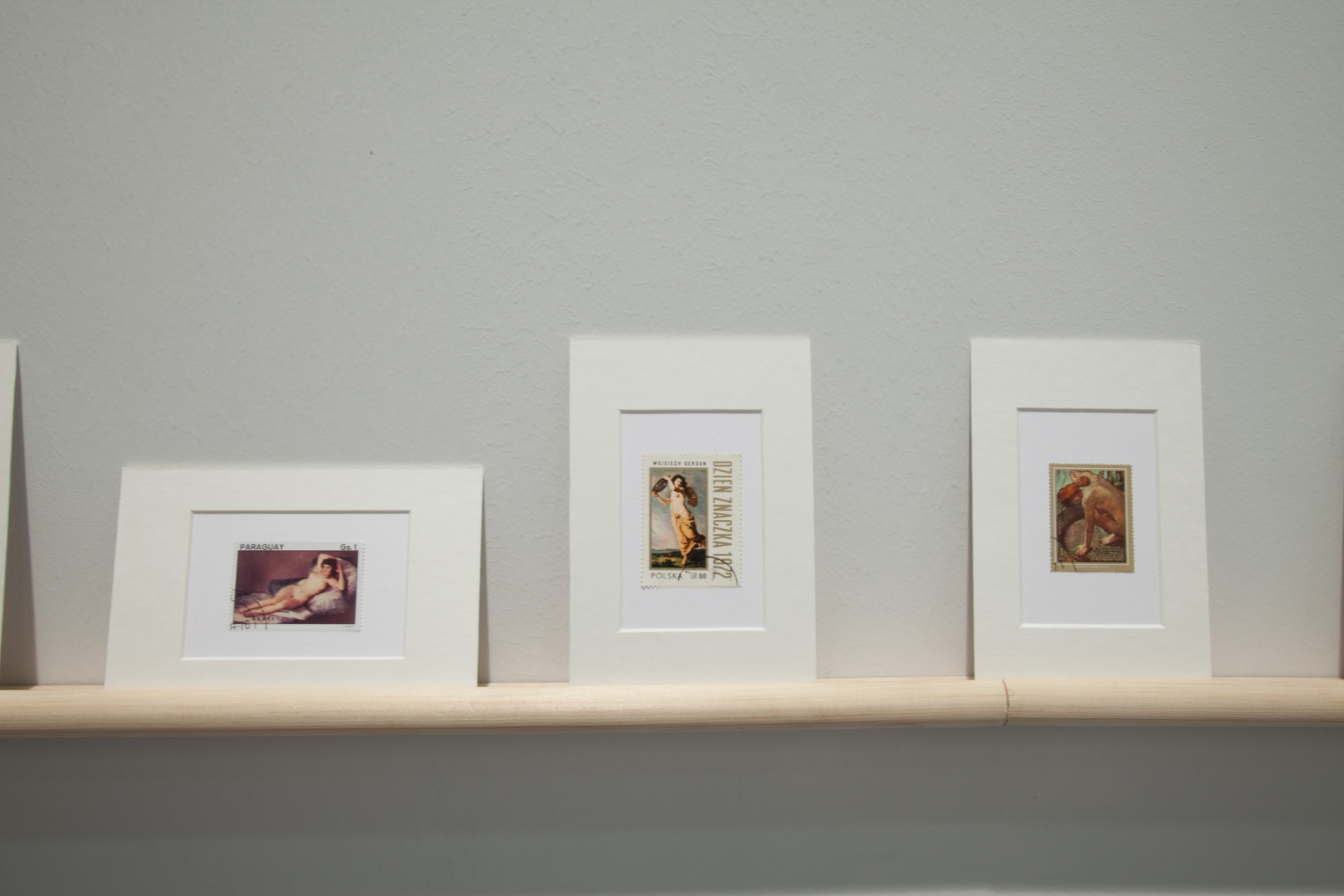 Hans-Peter Feldmann, Stamps with paintings, Art Basel | Art Unlimited 2011