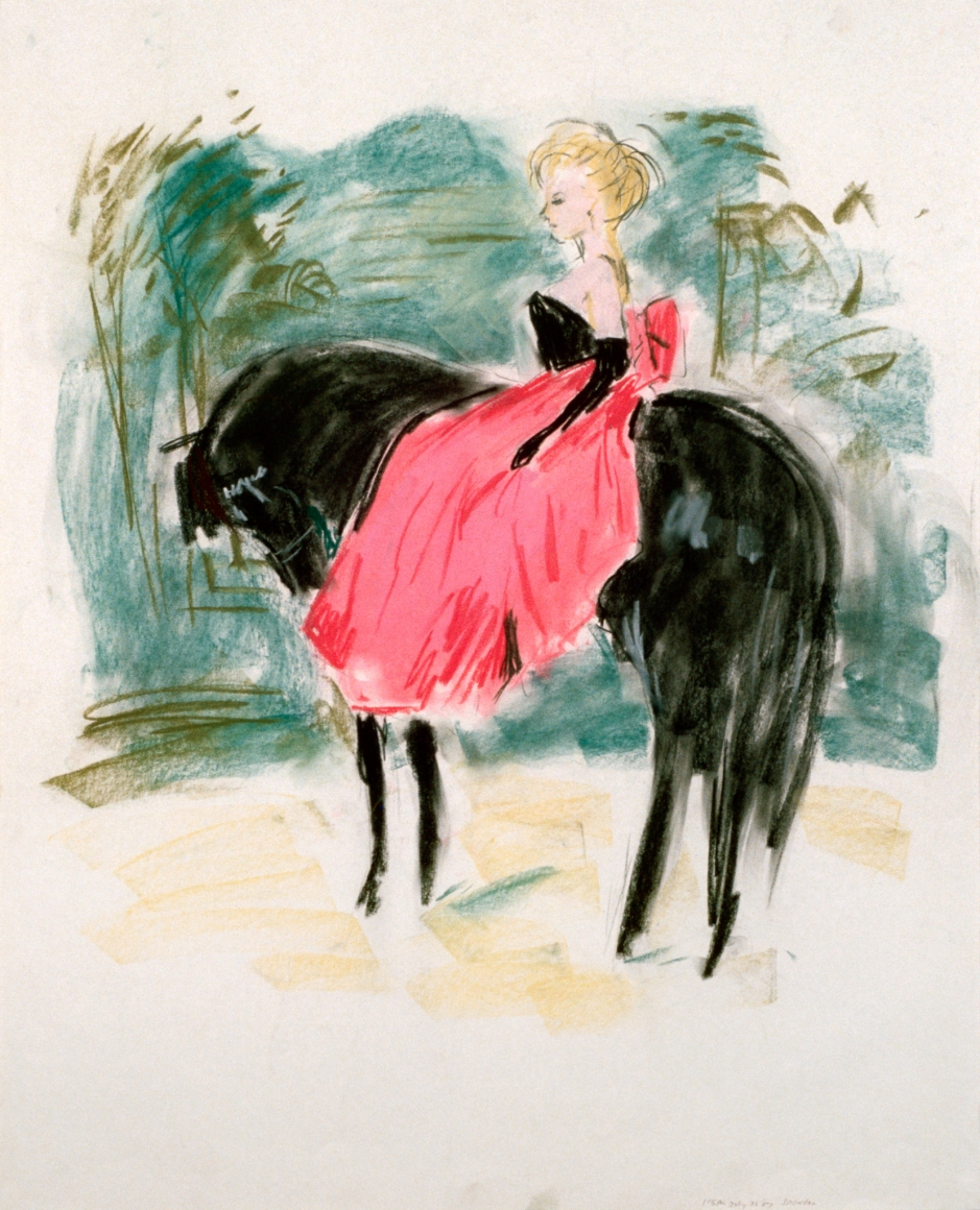 Karen Kilimnik, Girl on Horse (Lord Snowden), 1987