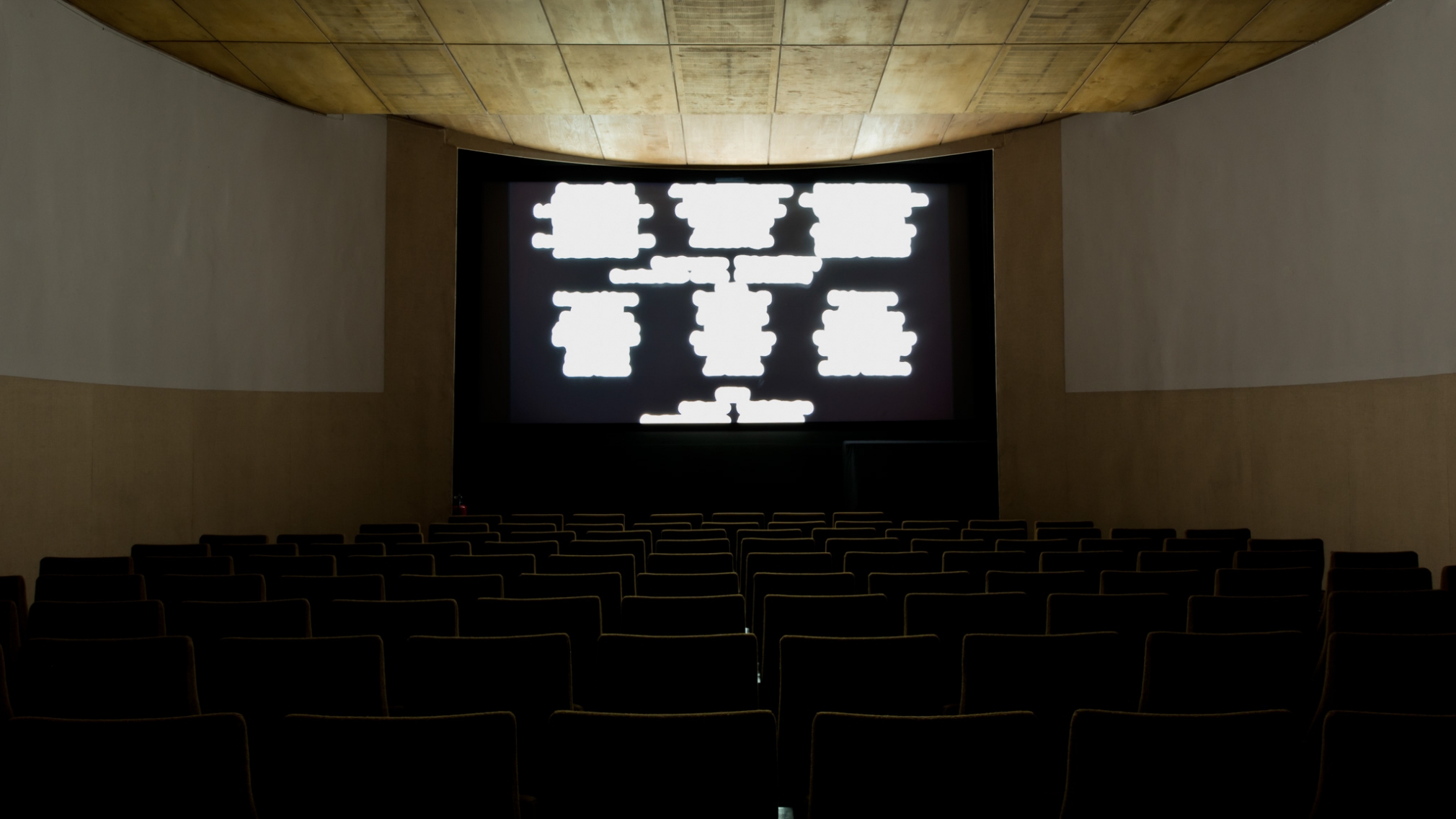 Ceal Floyer, Untitled Credit Roll (CMIYC), 2013, Installation view: Kölnischer Kunstverein, Köln, 2013