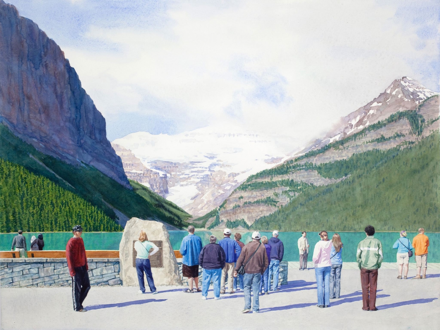 Tim Gardner, Tourists at Lake Louise, 2009