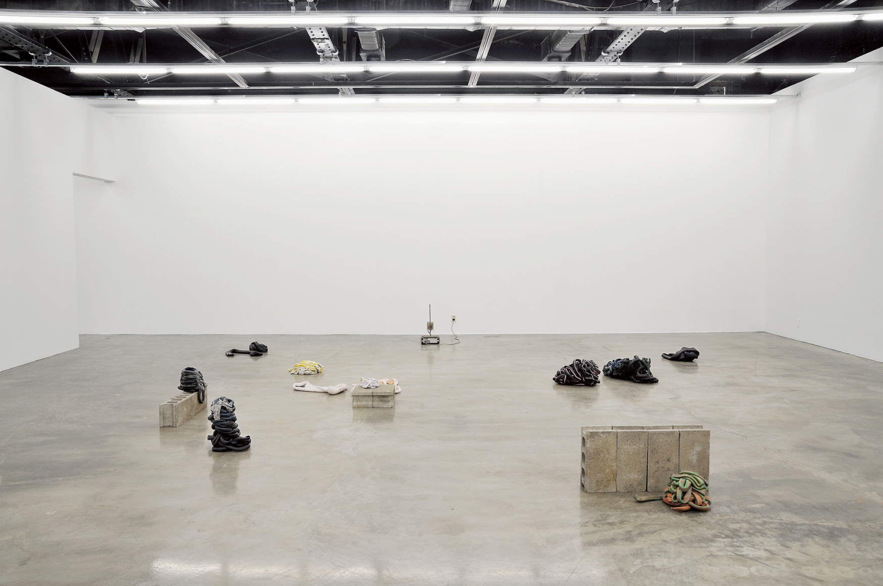 Nina Canell, Installation view: Satin Ions, Arko Art Centre, Seoul, 2015, Photo: Robin Watkins