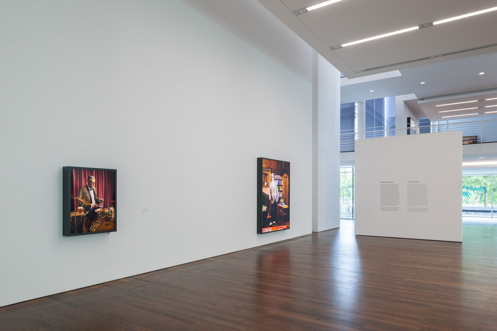 Installation view: Rodney Graham, Lightboxes, Museum Frieder Burda, Baden-Baden, 2017