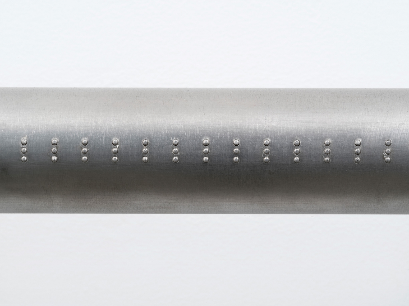 Jacob Kassay, L (detail), 2016