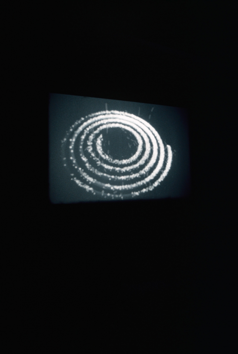 Rodney Graham, Coruscating Cinnamon Granules, 1996, Installation view: 303 Gallery, 2001