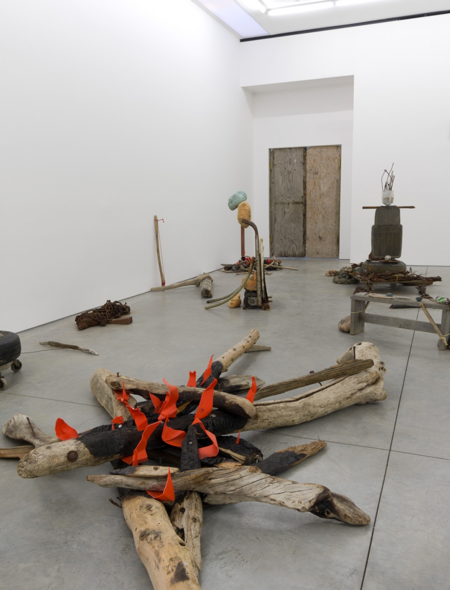Mike Nelson, Gang of Seven, 2013, Installation at 303 Gallery, 2015