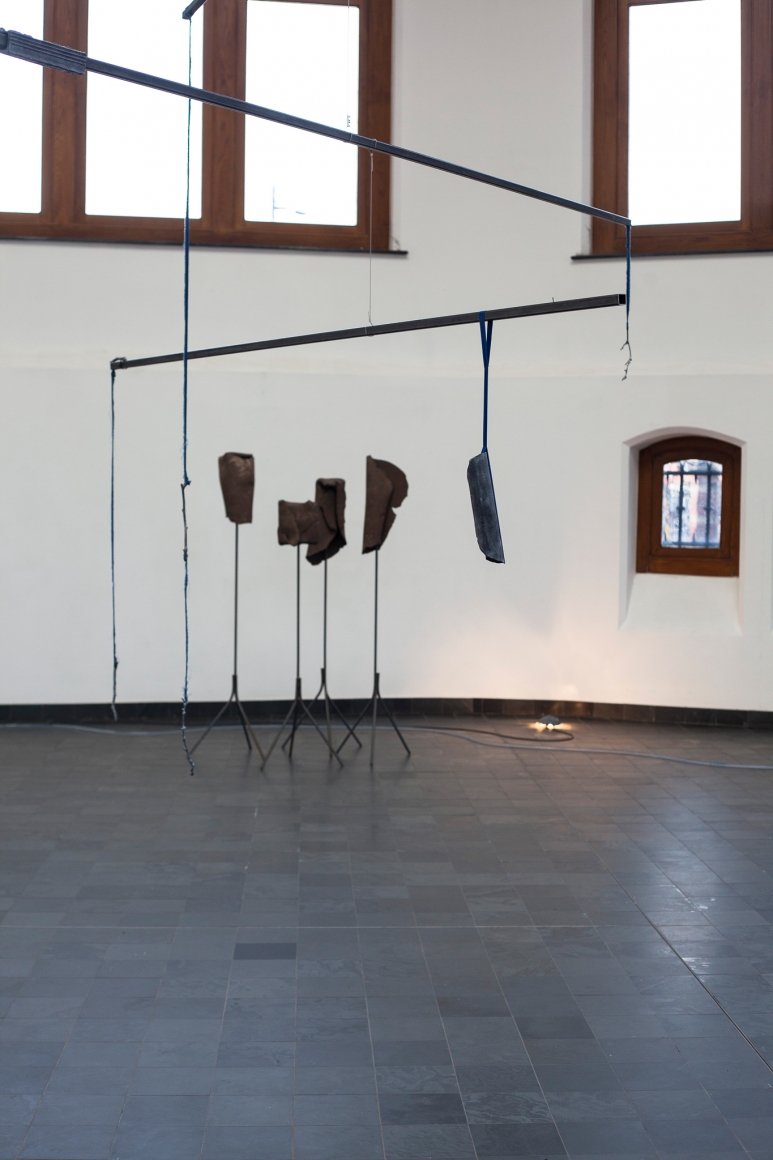 Installation view: Katinka Bock, Nebenwege, Kiosk, Gent, 2014