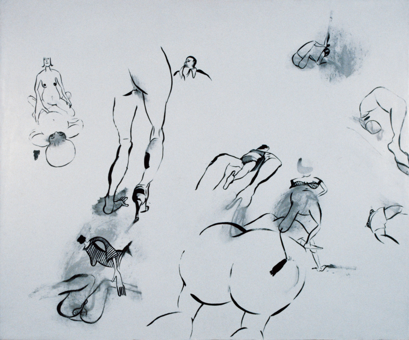 Sue Williams, Big Butt, Thin Legs, 1995