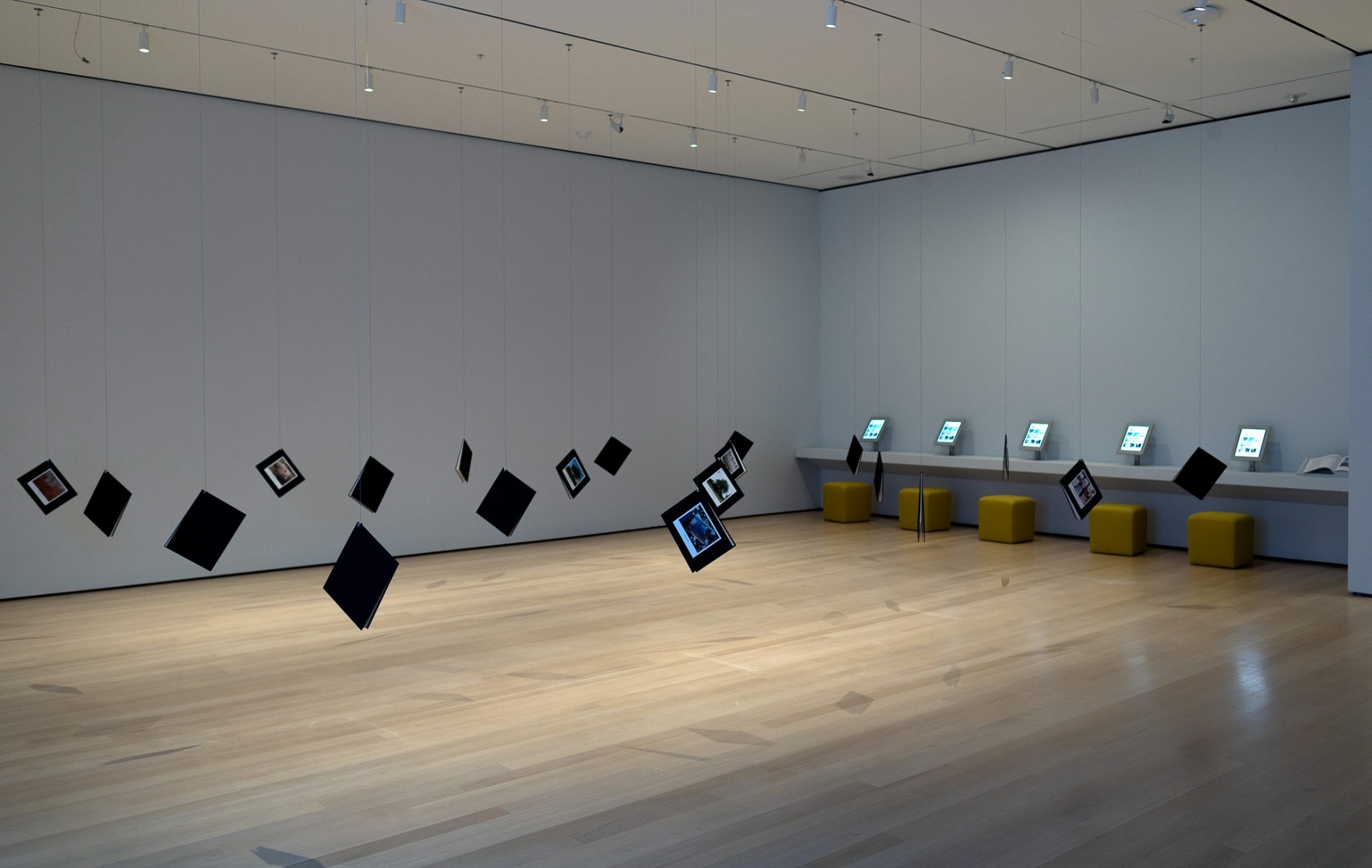 Installation view of Stephen Shore. The Museum of Modern Art, NY, November 19, 2017 – May 28, 2018.
