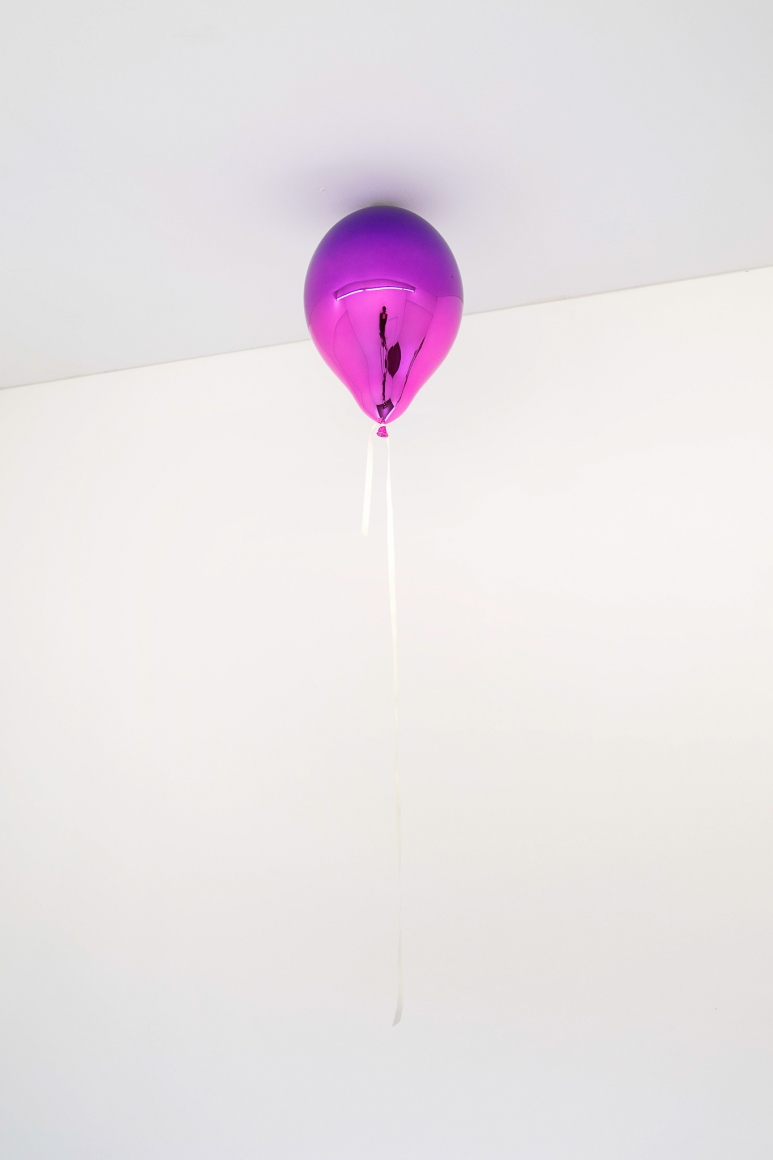 Jeppe Hein, Dark Purple and Pink Mirror Balloon, 2019