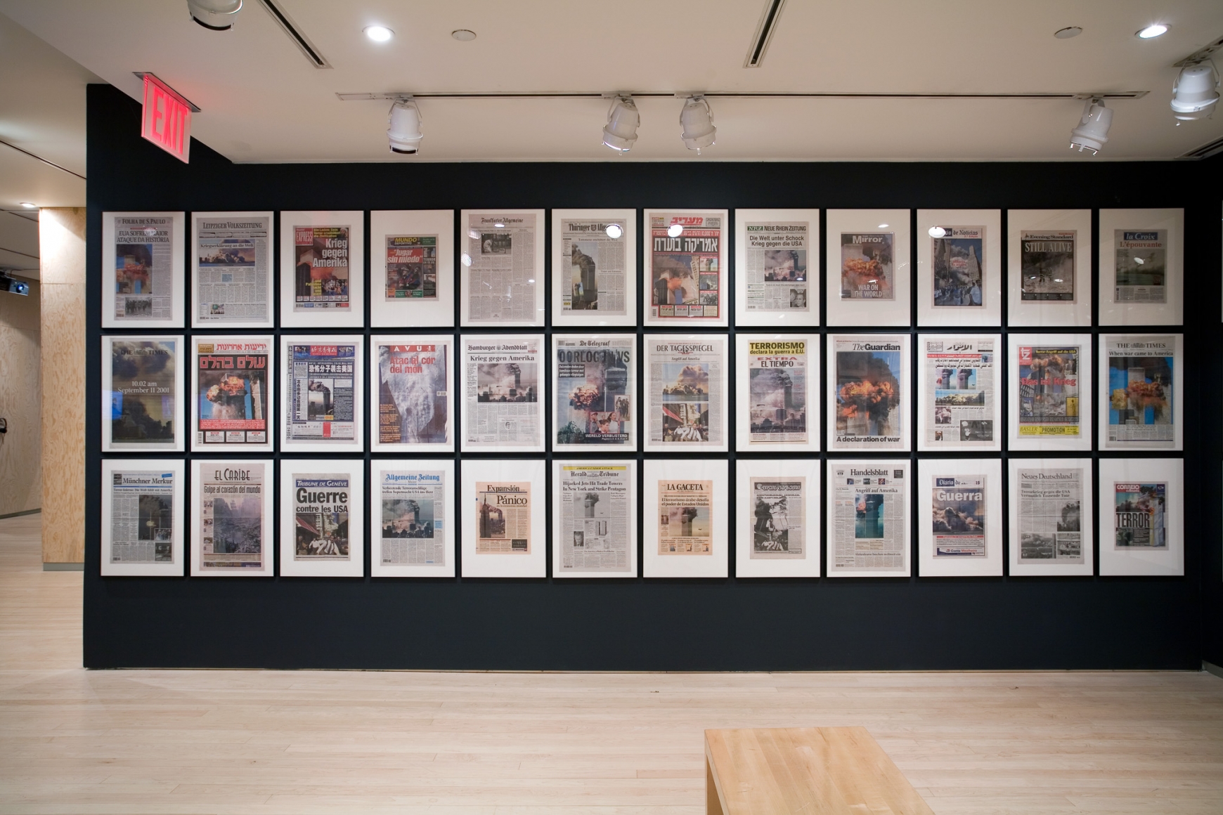 Hans-Peter Feldmann, 9/12 Front Page, ICP, 2008