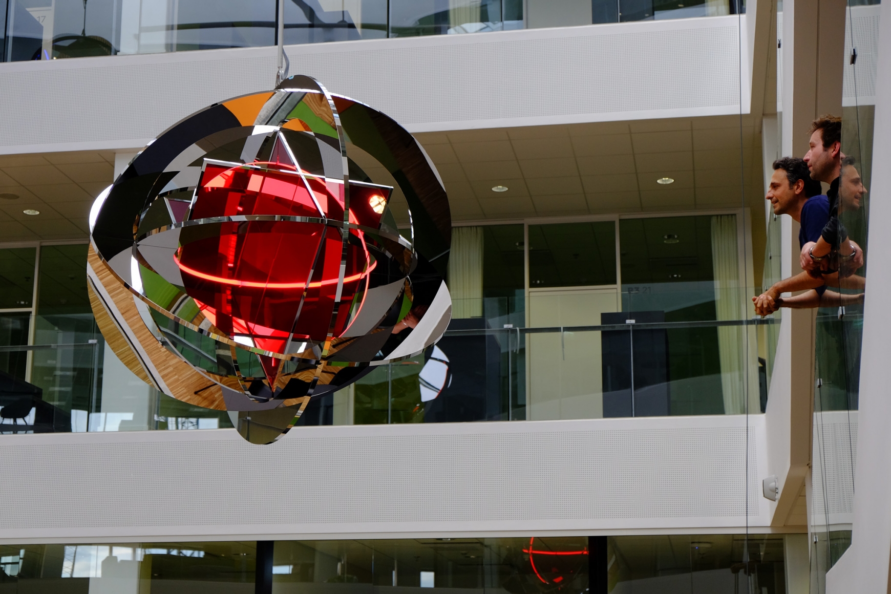 Jeppe Hein, Mobile of Enlightenment, 2015, VIA University College, Aarhus, Denmark