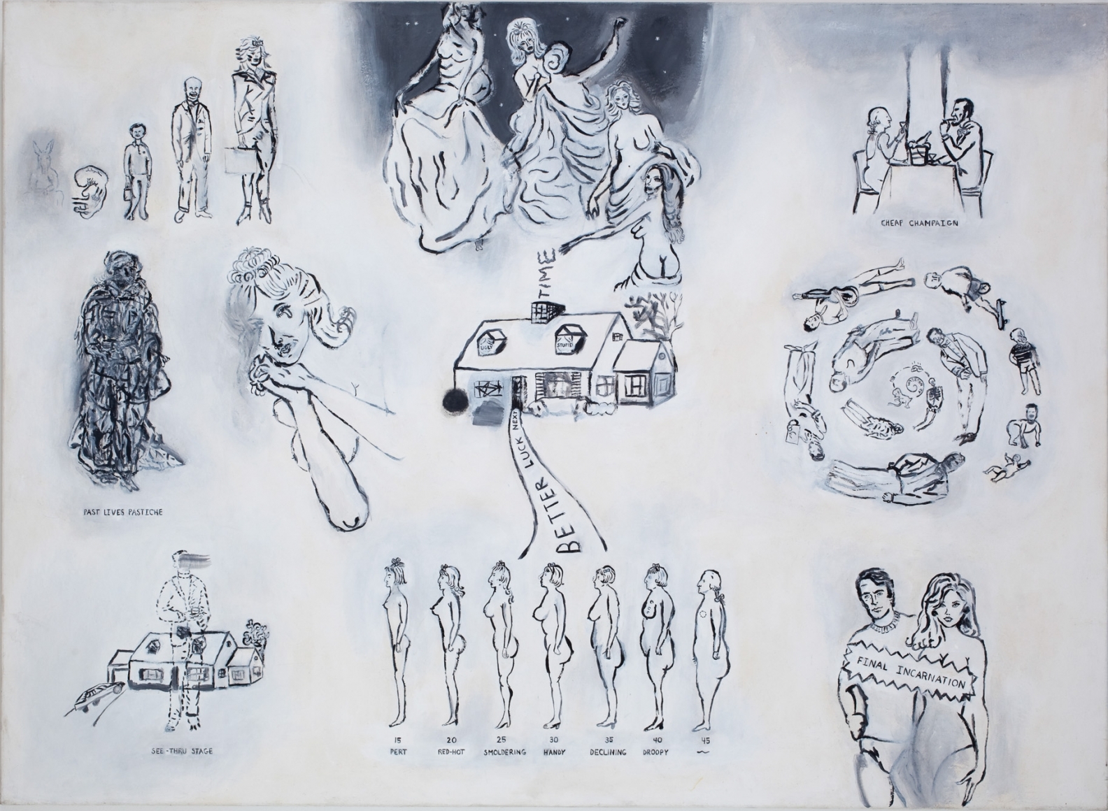 Sue Williams, Better Luck Next Time, 1989