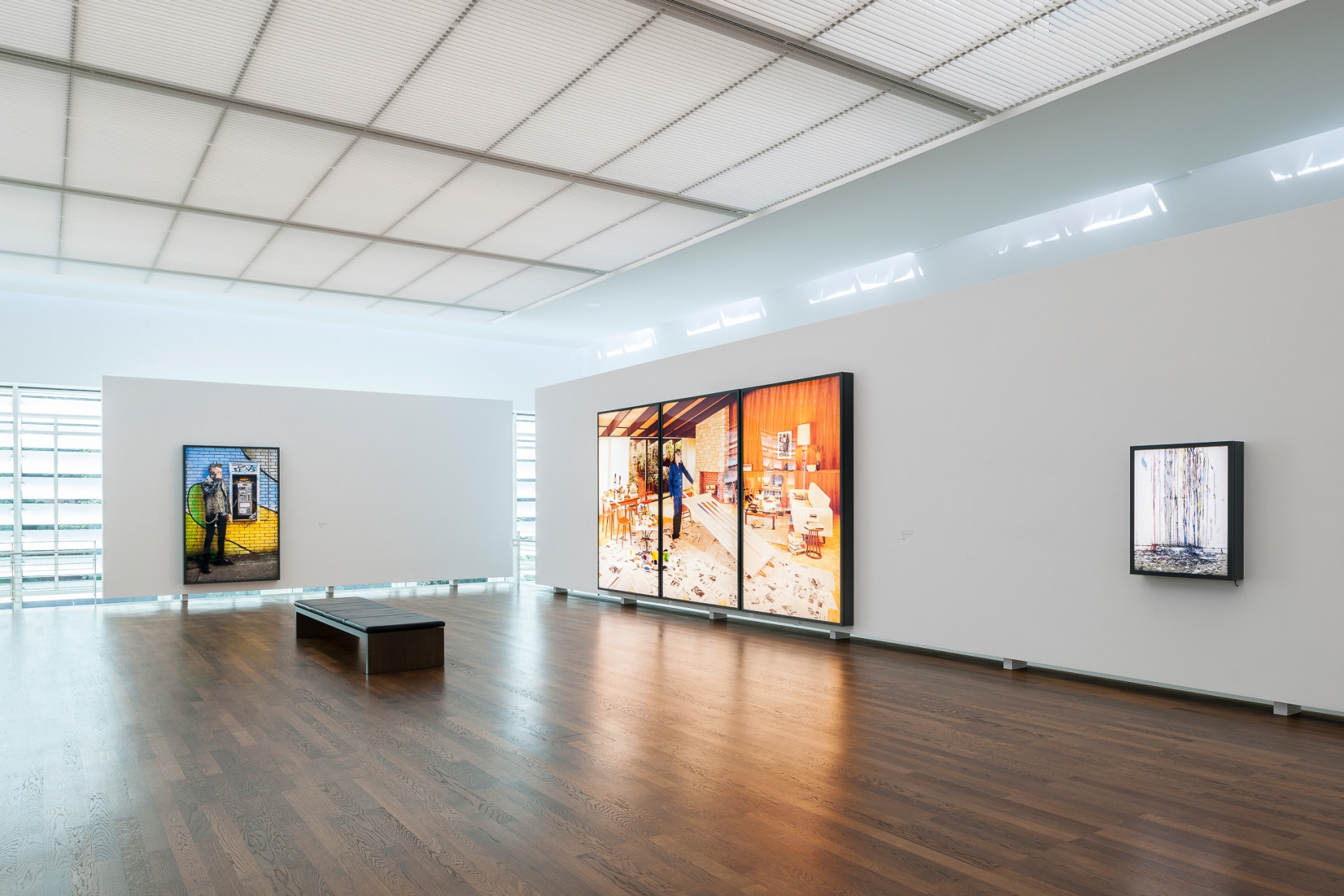 Installation view: Rodney Graham, Lightboxes, Museum Frieder Burda, Baden-Baden, 2017