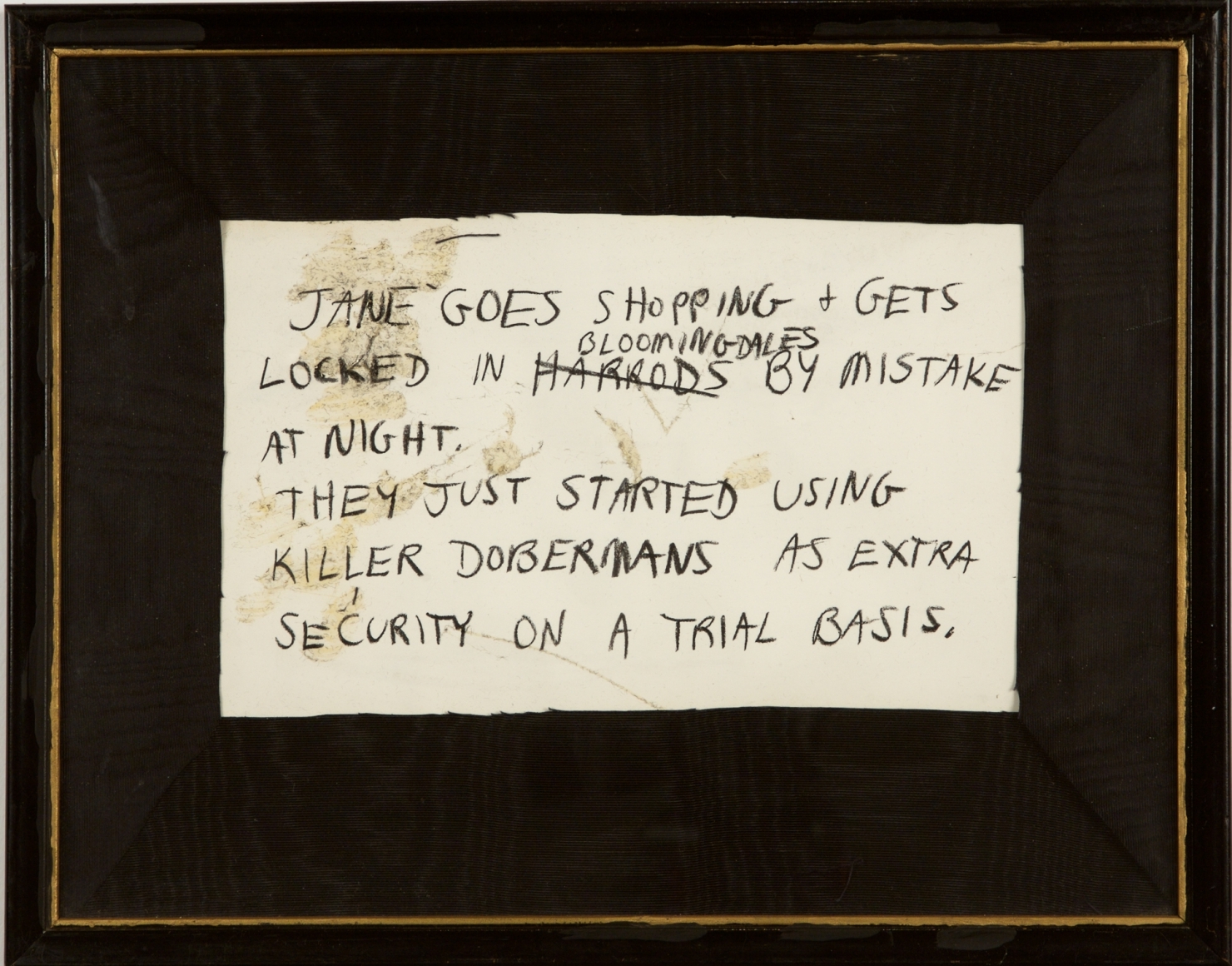 Karen Kilimnik, Jane Creep (Shopping), 1989-1990