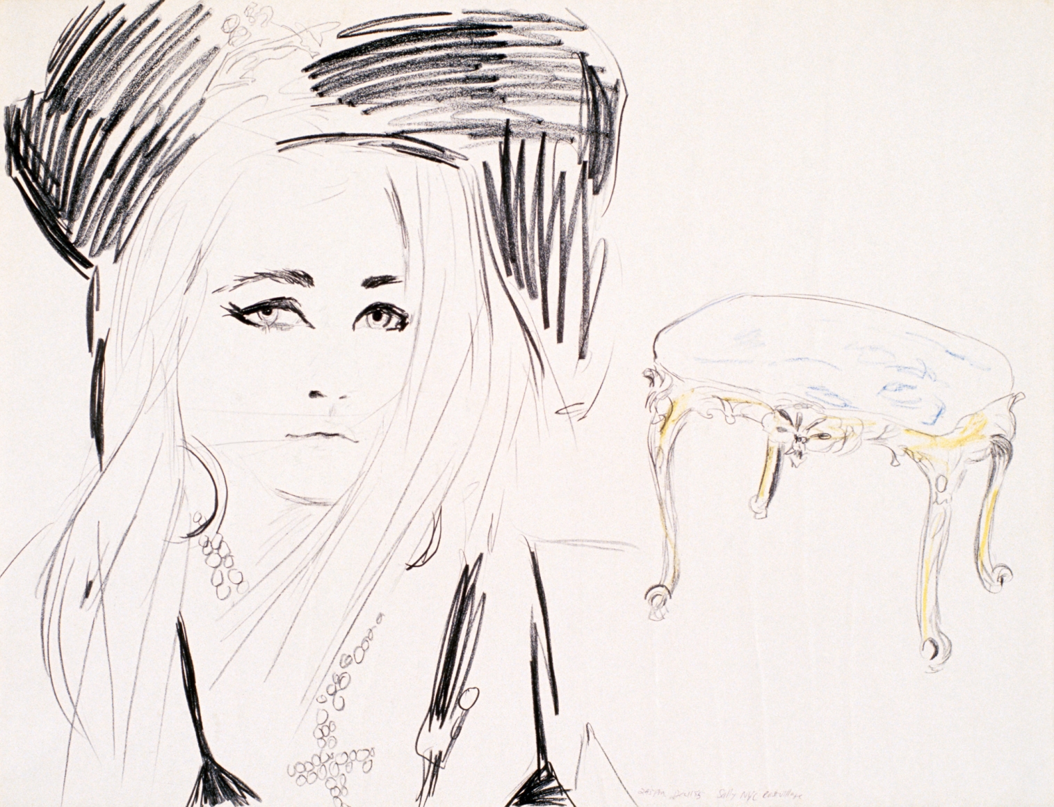 Karen Kilimnik, Sally NYC, East Village, 1985