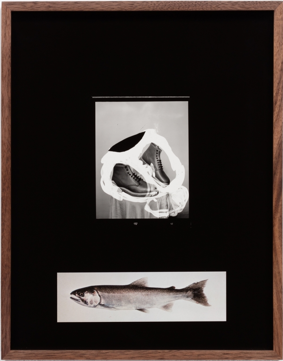 Elad Lassry, Untitled (Boots, Mackerel), 2018