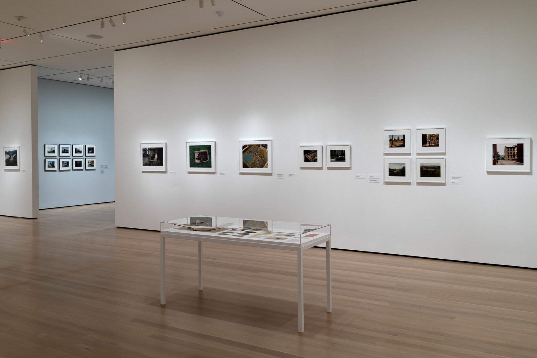 Installation view of Stephen Shore. The Museum of Modern Art, NY, November 19, 2017 – May 28, 2018.