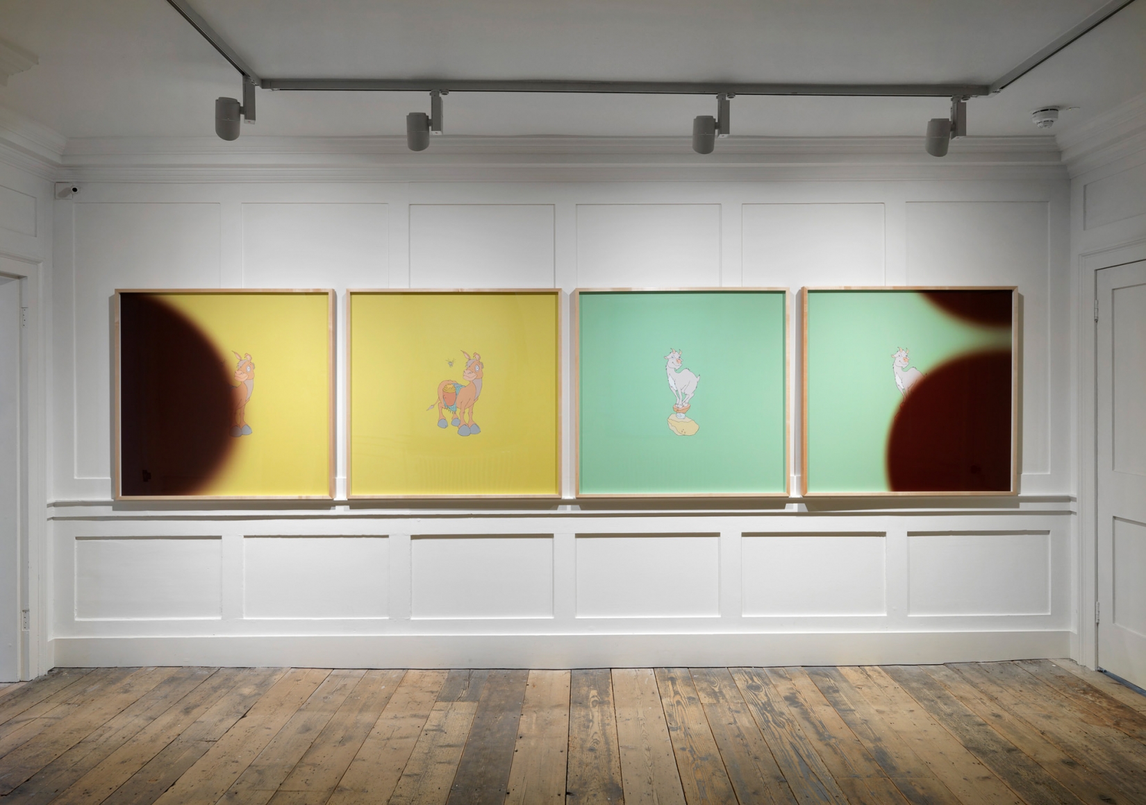Larry Johnson, Installation view: On Location Raven Row, London, 2015
