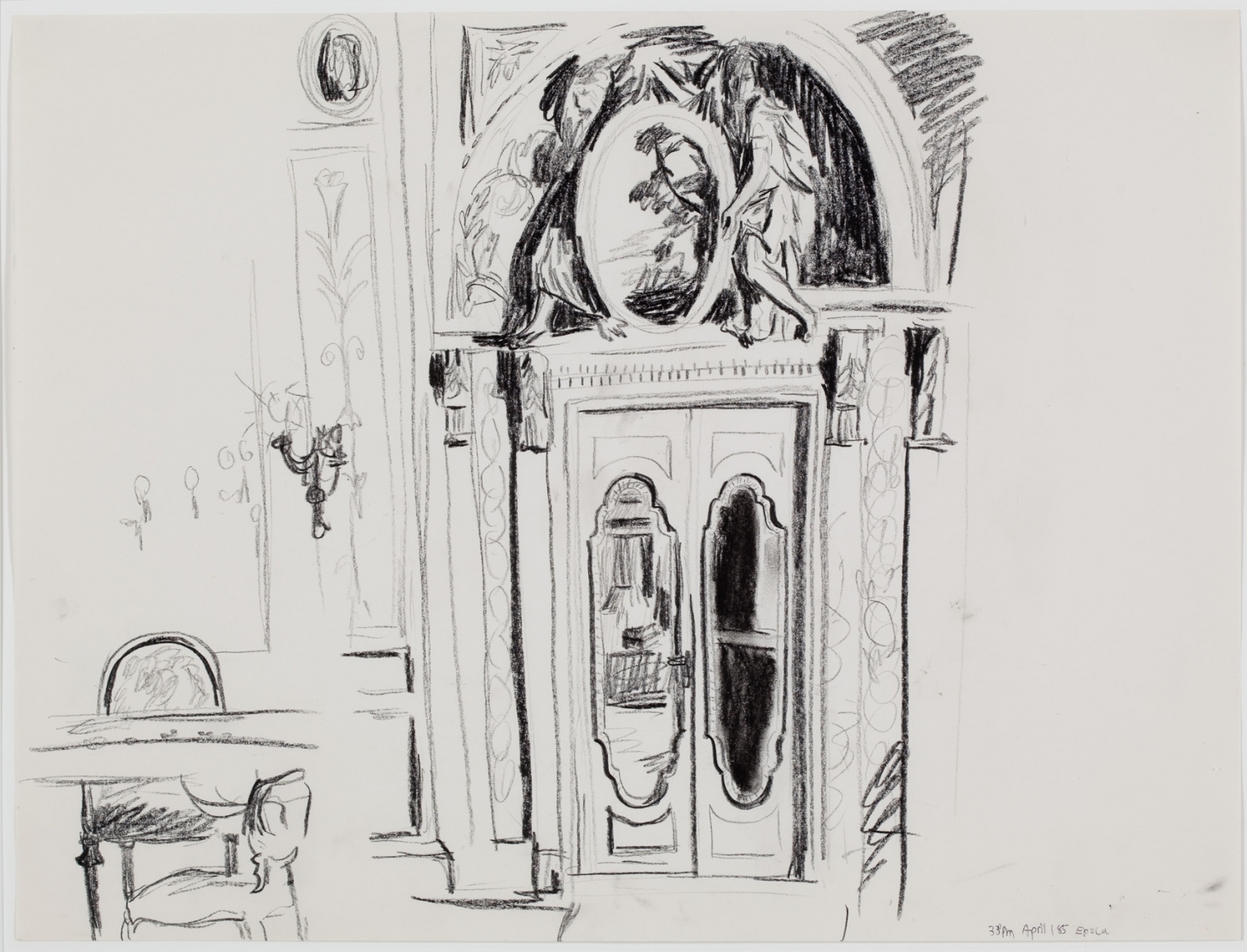Karen Kilimnik, door to the 17th century. Italy, 1985
