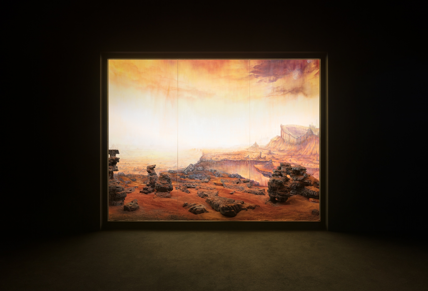 Installation view, Dominique Gonzalez-Foerster, May You Live In Interesting Times, La Biennale di Venezia 58th International Art Exhibition, 2019. Photo: Andrea Rossetti, © Dominique Gonzalez-Foerster, Courtesy 303 Gallery, New York; Corvi-Mora, London; Esther Schipper, Berlin. 
