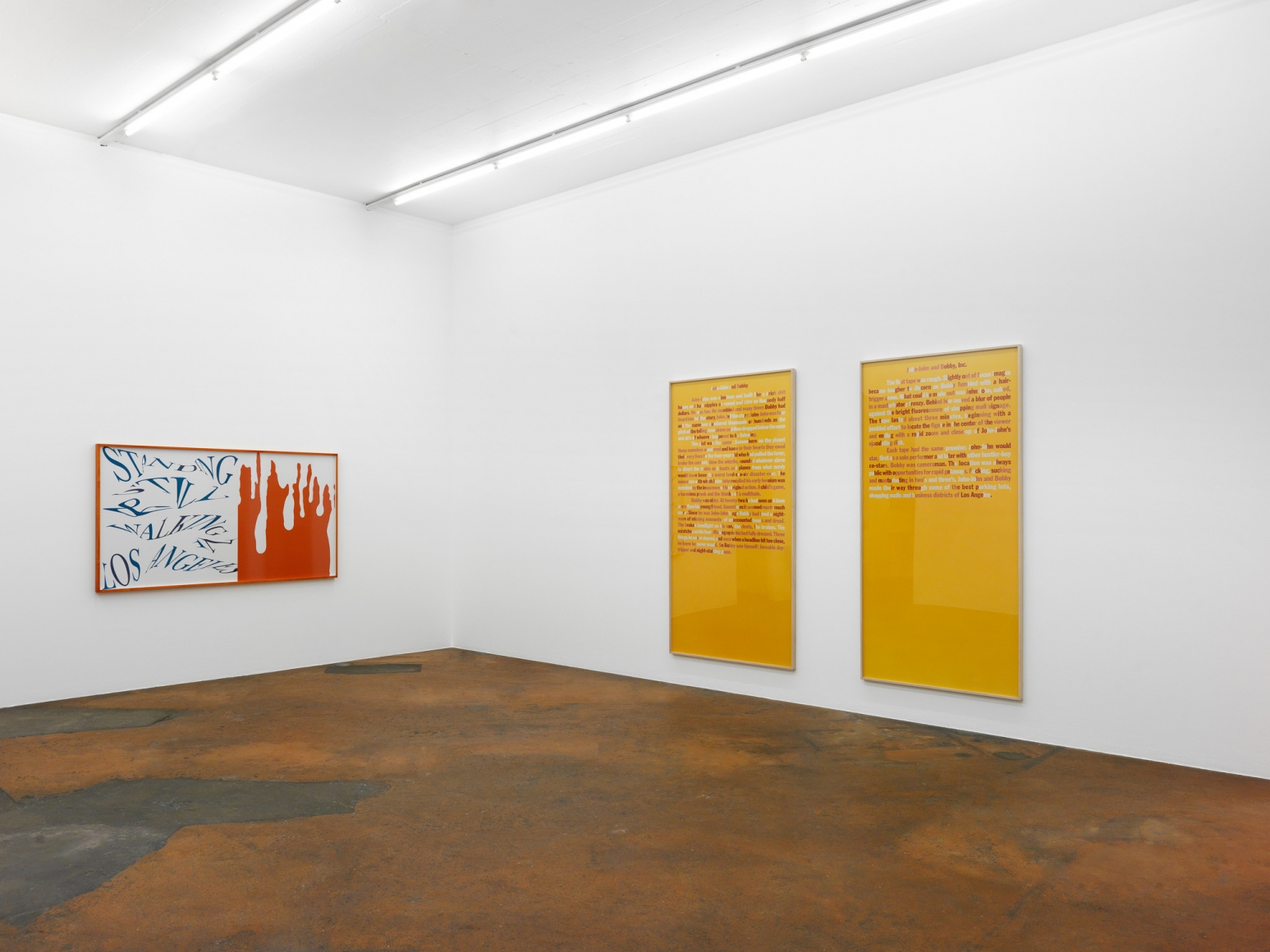 Larry Johnson, Installation view: MAMCO, 2016