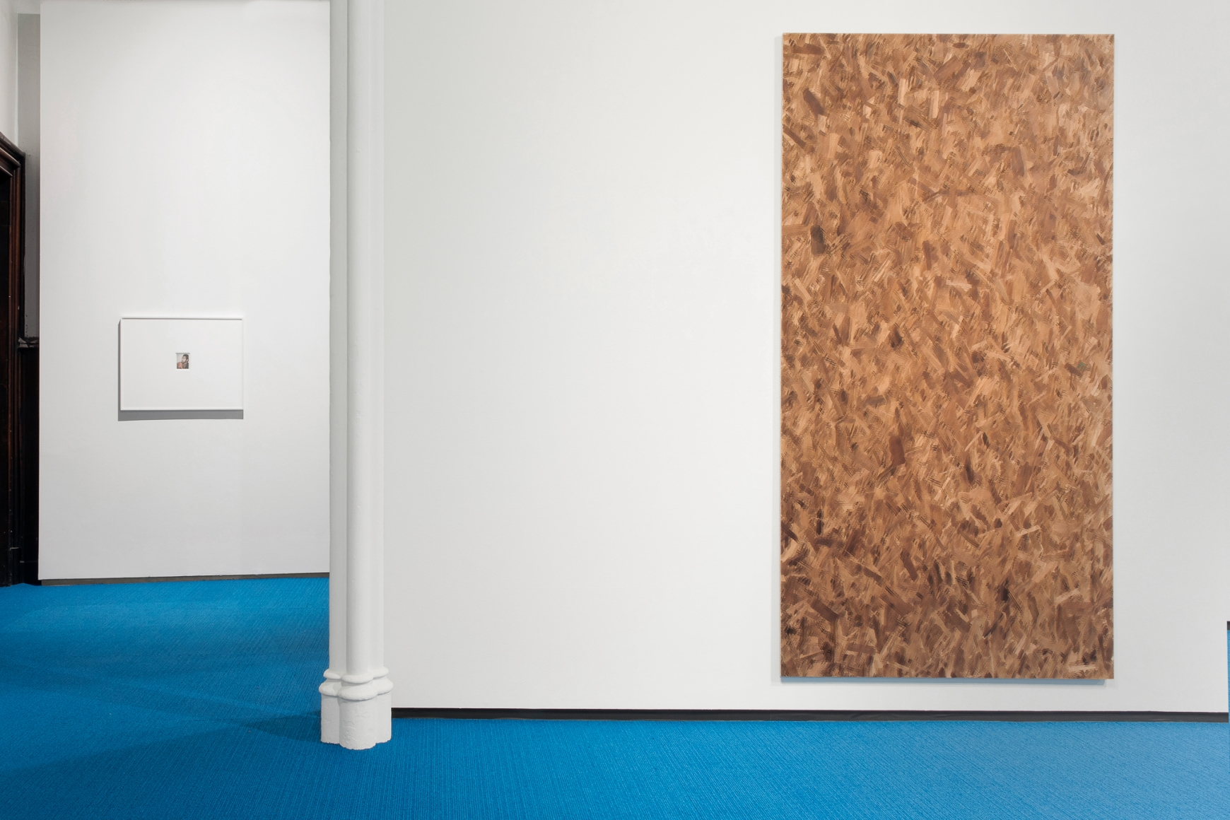 Jacob Kassay, Installation view: Footage, Hallwalls Contemporary Art Center, Buffalo, 2019