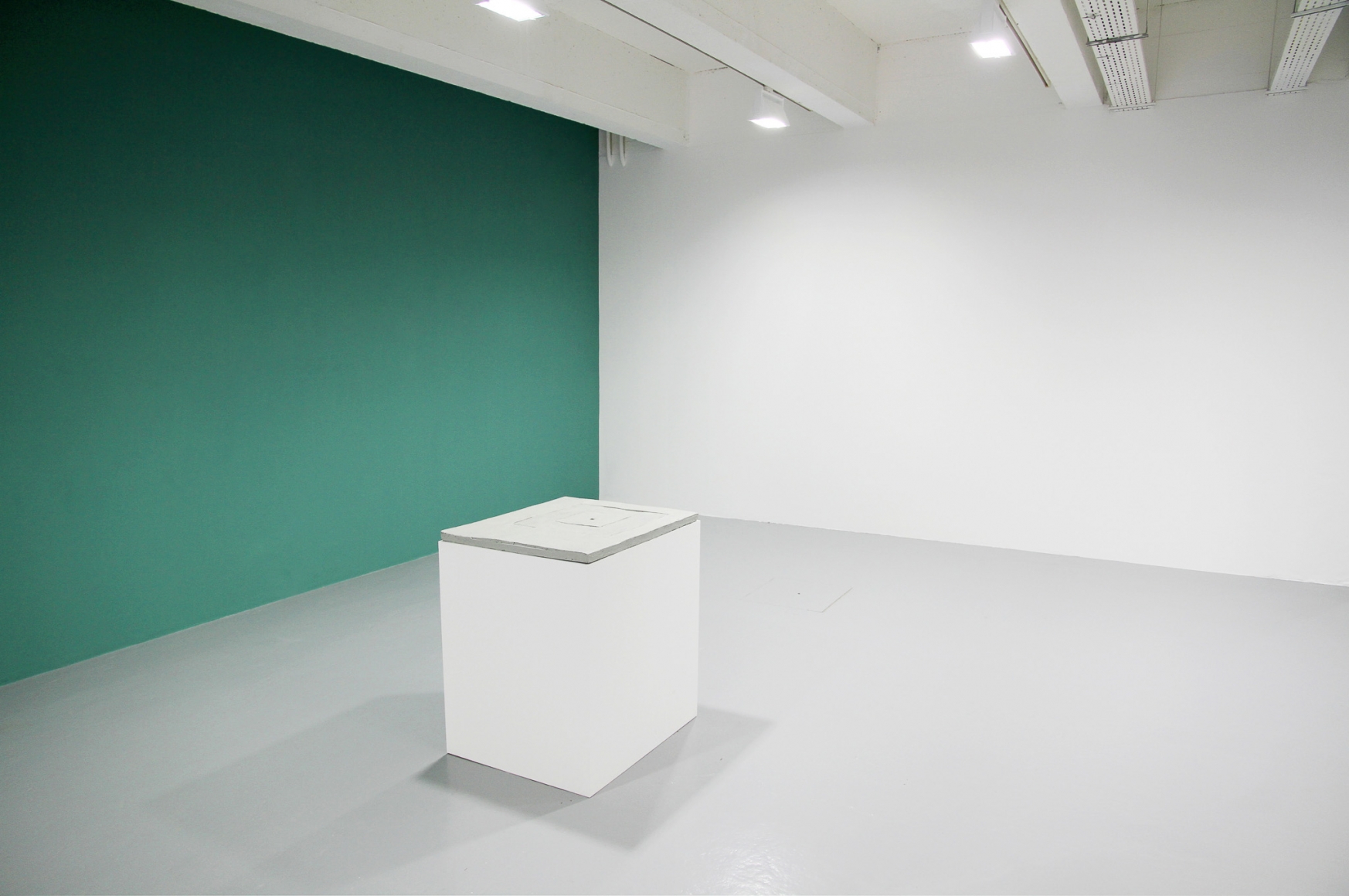 Installation view: Valentin Carron | Gioia e Polvere, in partnership with le Musée des Beaux-arts de Rennes, Galerie Art & Essai, Université Rennes 2, 2018