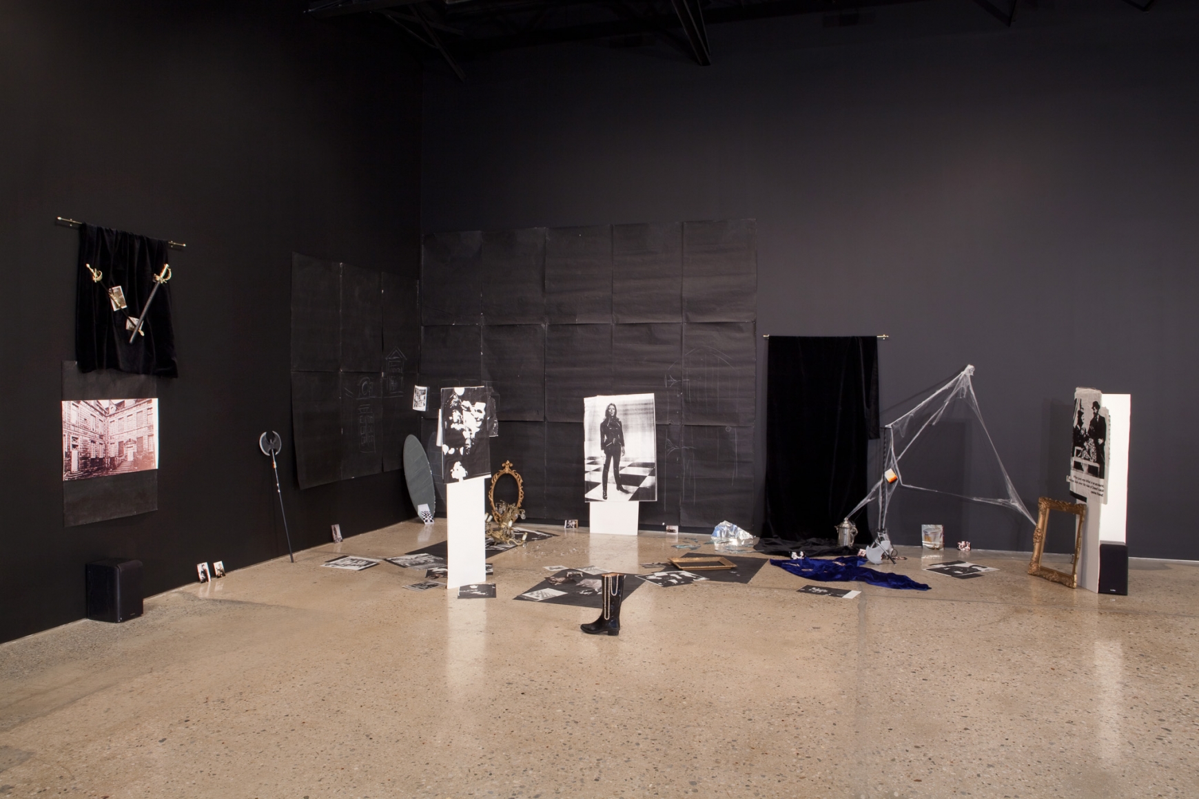 Karen Kilimnik, The Hellfire Club episode of the Avengers, 1989, Installation view: 303 Gallery, New York, 2011