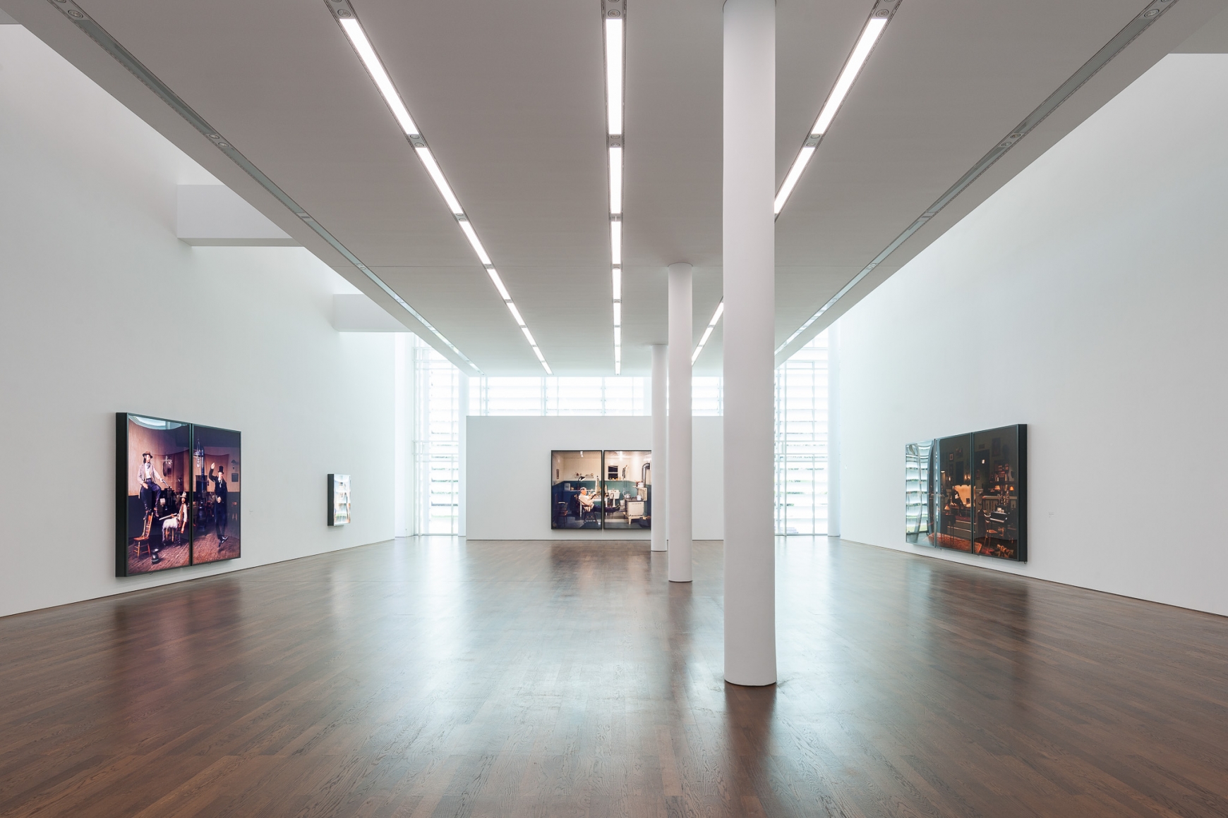 Installation view: Rodney Graham, Lightboxes, Museum Frieder Burda, Baden-Baden, 2017