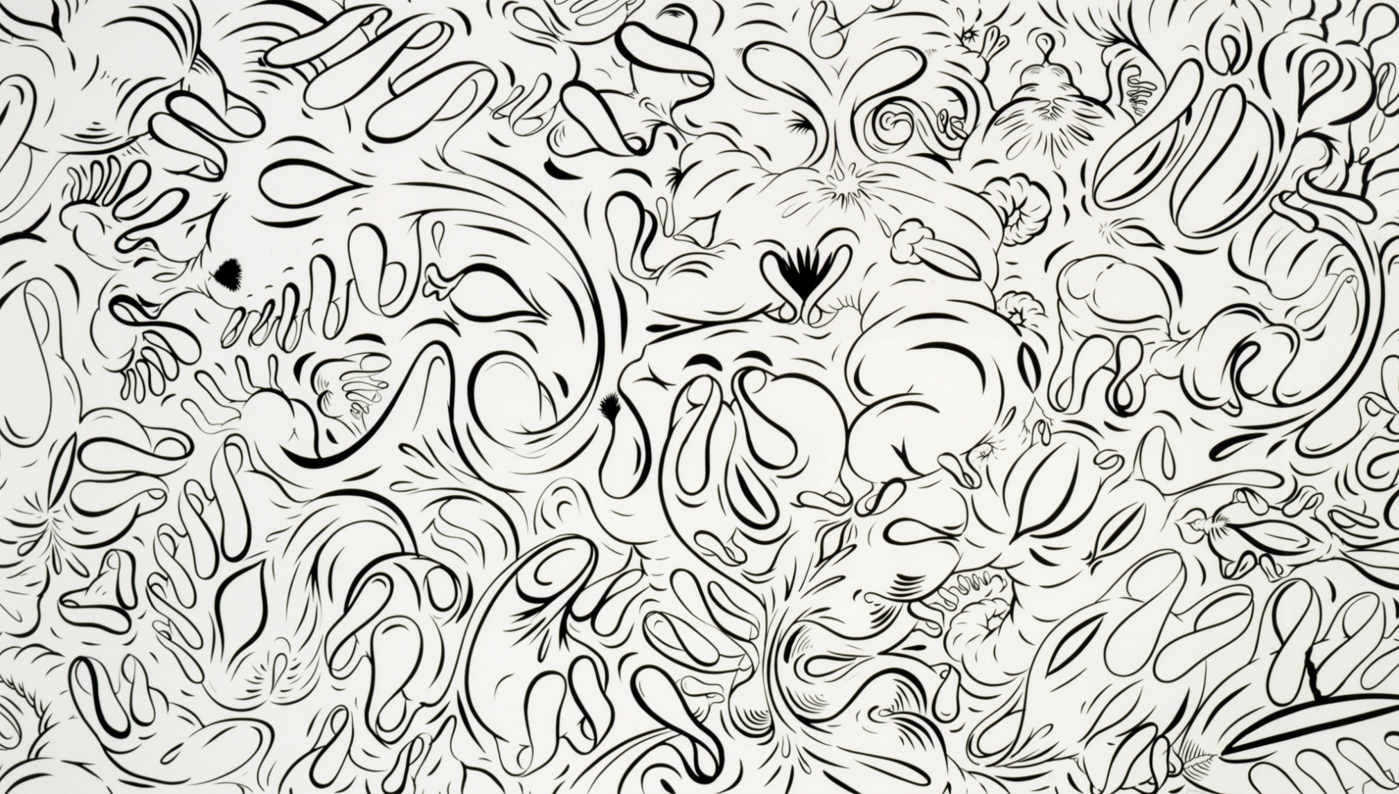 Sue Williams, Vibrating Bits, 2003