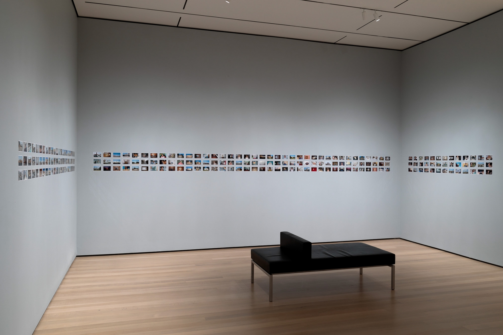 Installation view of Stephen Shore. The Museum of Modern Art, NY, November 19, 2017 – May 28, 2018.