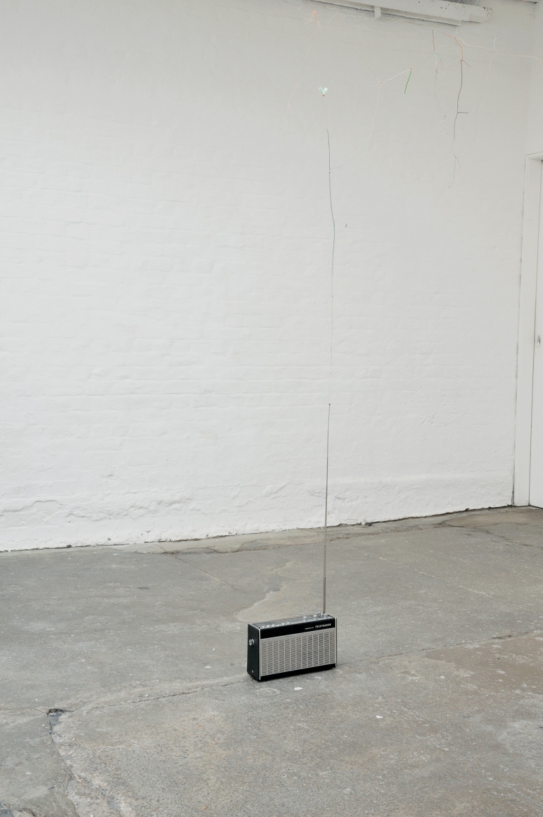 Nina Canell, Installation view: Into the Eyes as Ends of Hair, Cubitt, London, 2012