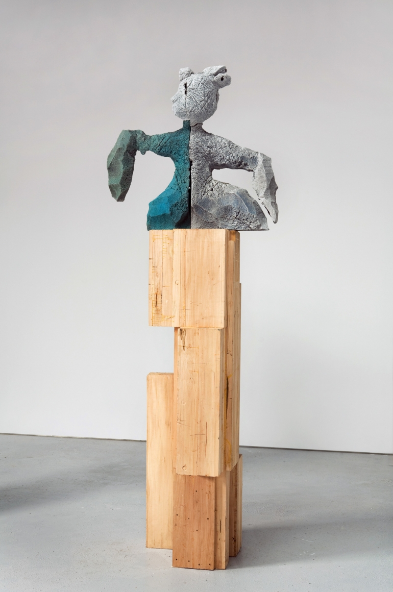 Anne Chu, Dancing Girl on Wood, 2008
