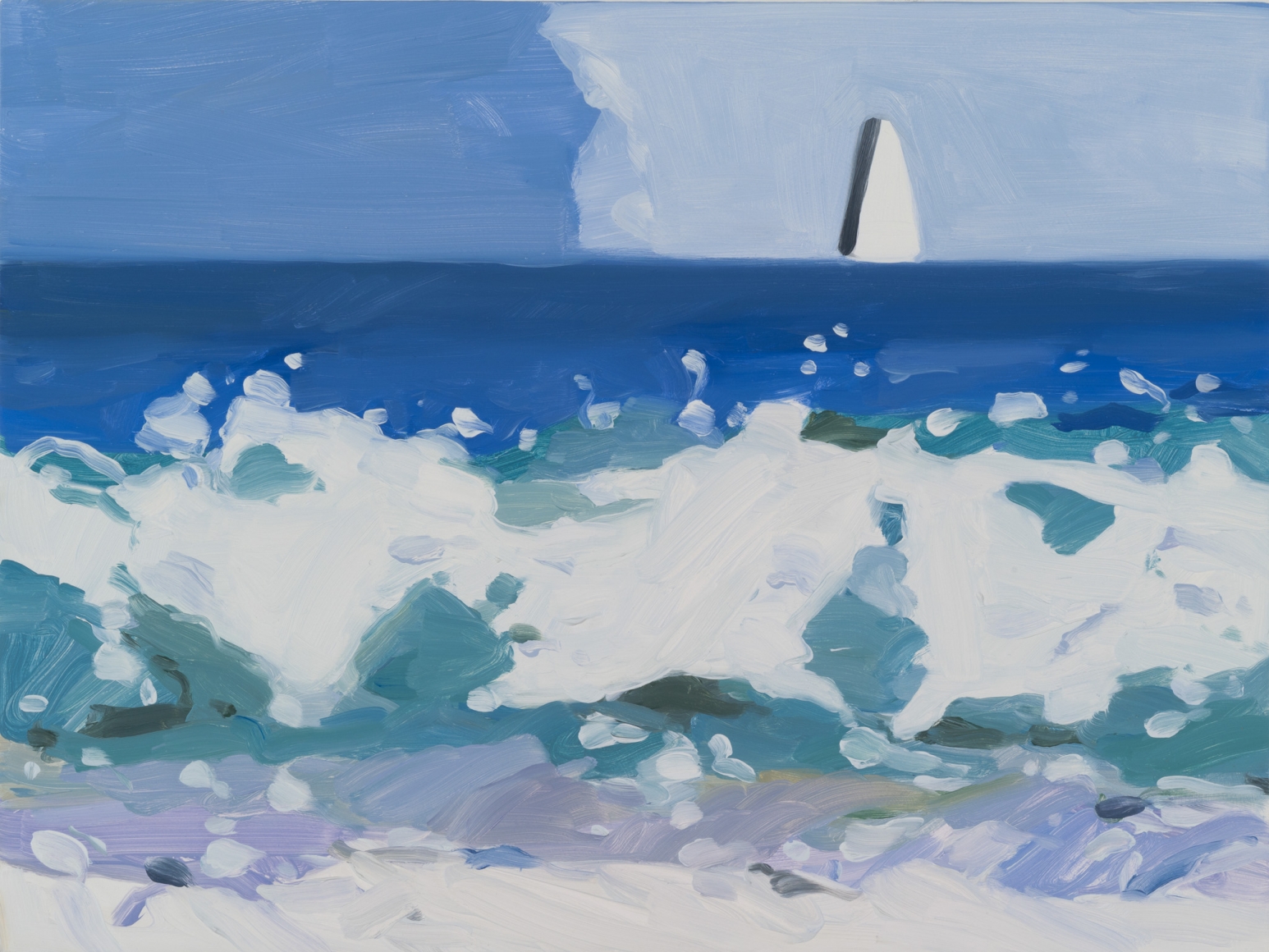 Maureen Gallace, Wave/Boat, 2014