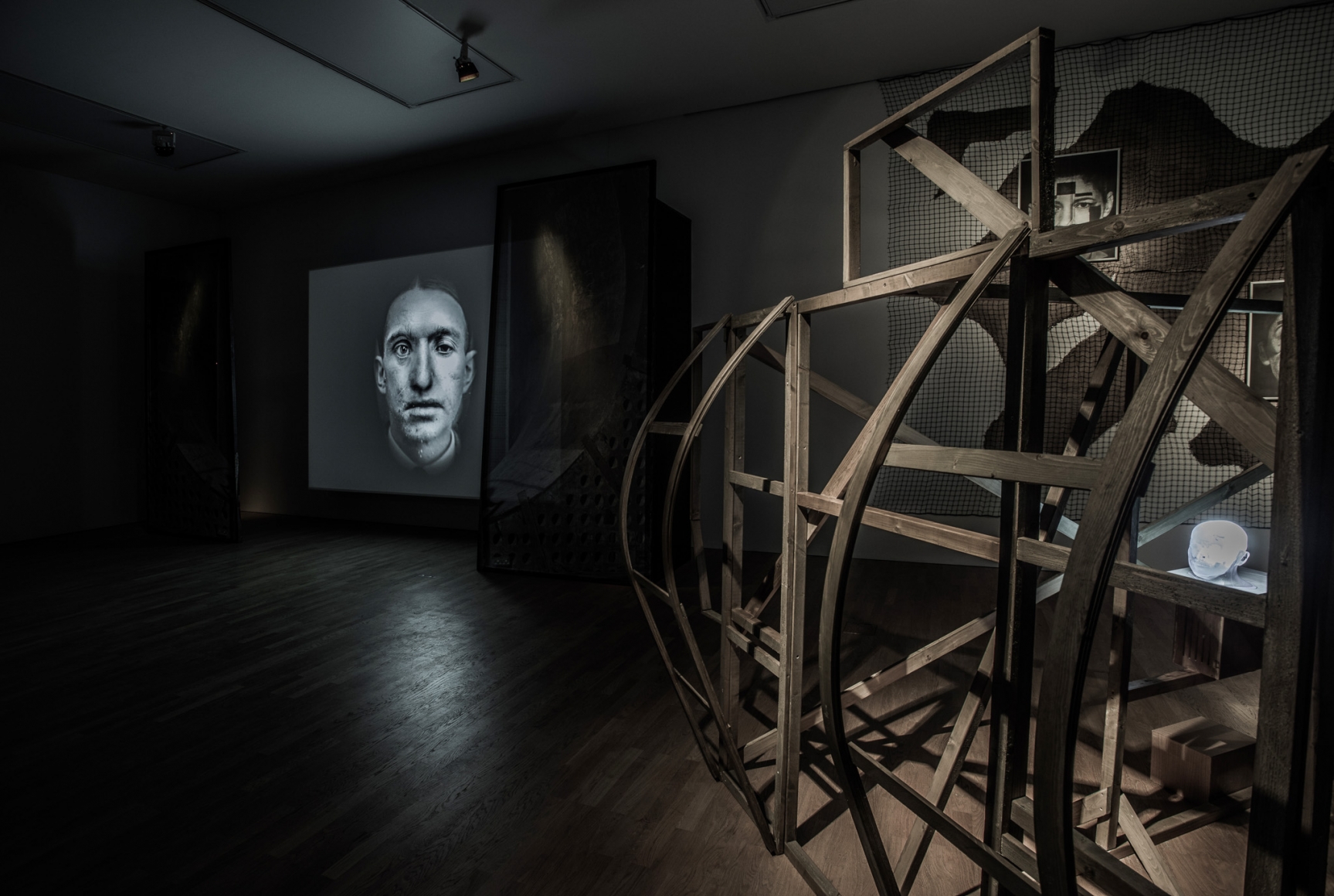 Jane and Louise Wilson, Installation view: Undead Sun: We Put the World Before You, Middlesbrough Institute of Modern Art, 2016
