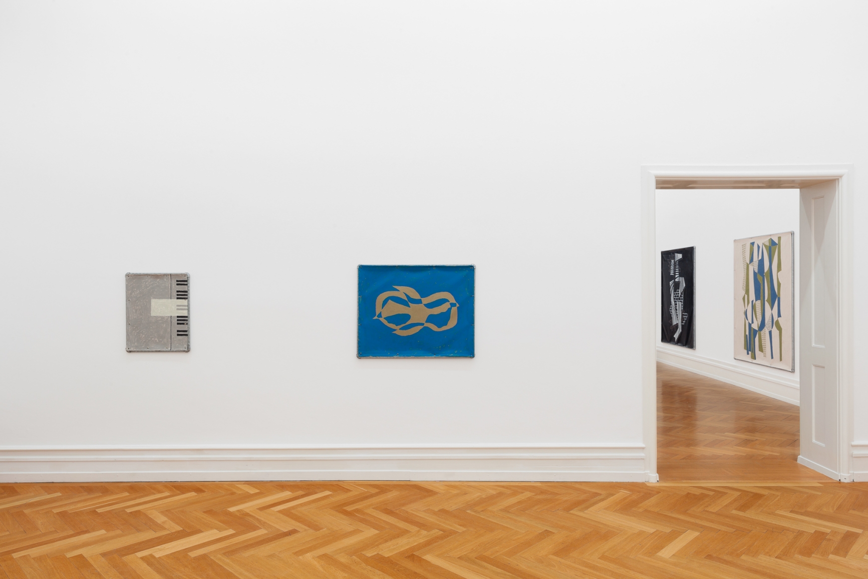 Valentin Carron, Installation view: Do ré mi fa sol la si do, Kunsthalle Bern, 2014