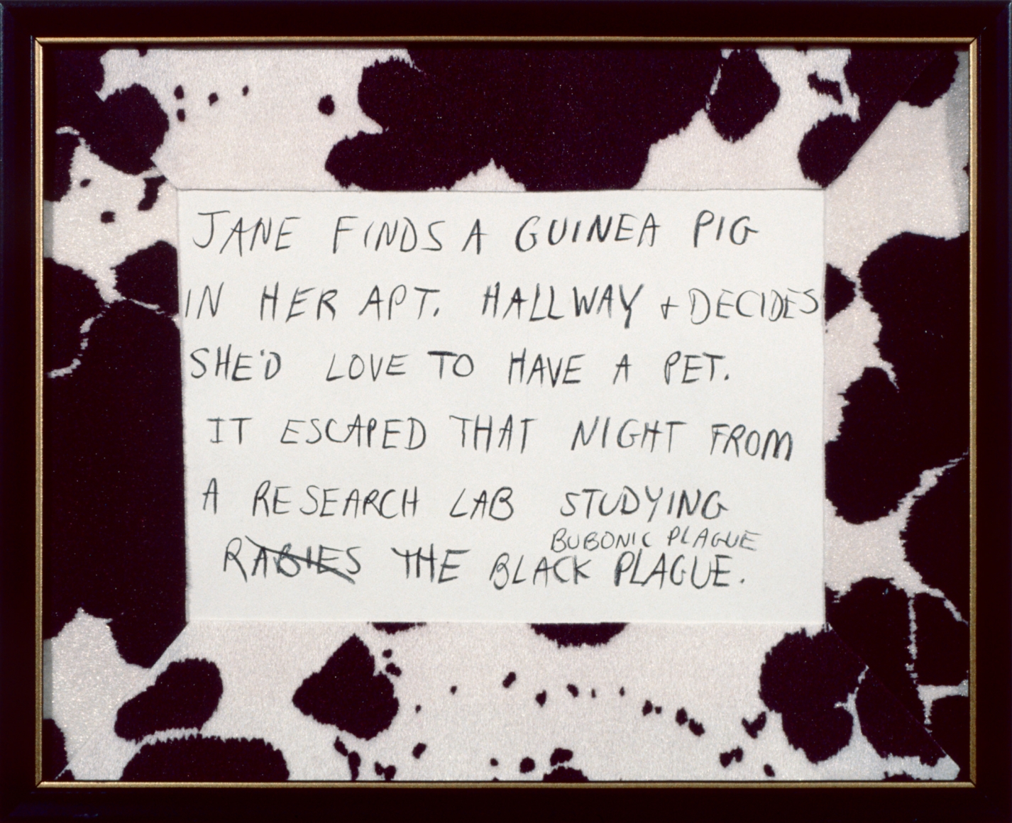 Karen Kilimnik, Jane Creep (Guinea Pig), 1990