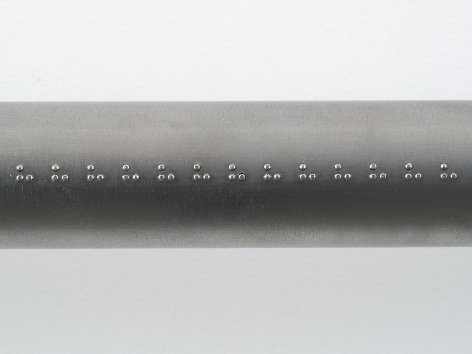Jacob Kassay, H (detail), 2016