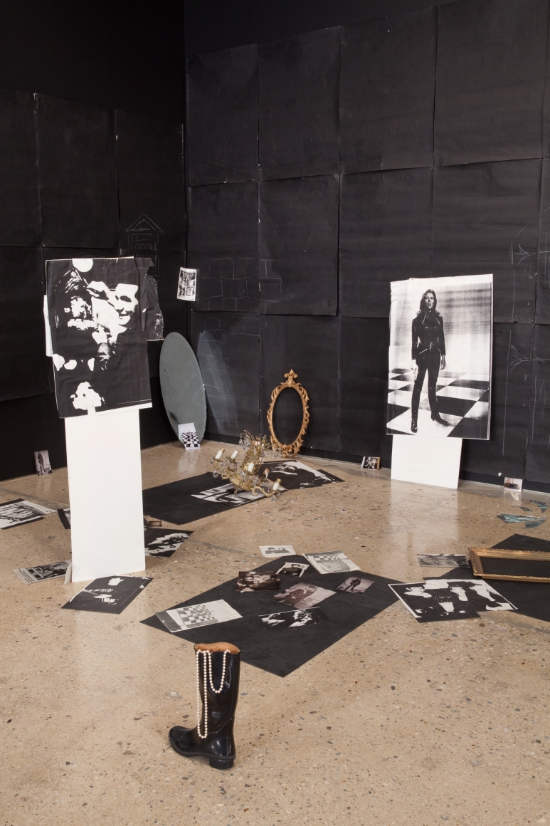 Karen Kilimnik, The Hellfire Club episode of the Avengers, 1989, Installation view: 303 Gallery, New York, 2011