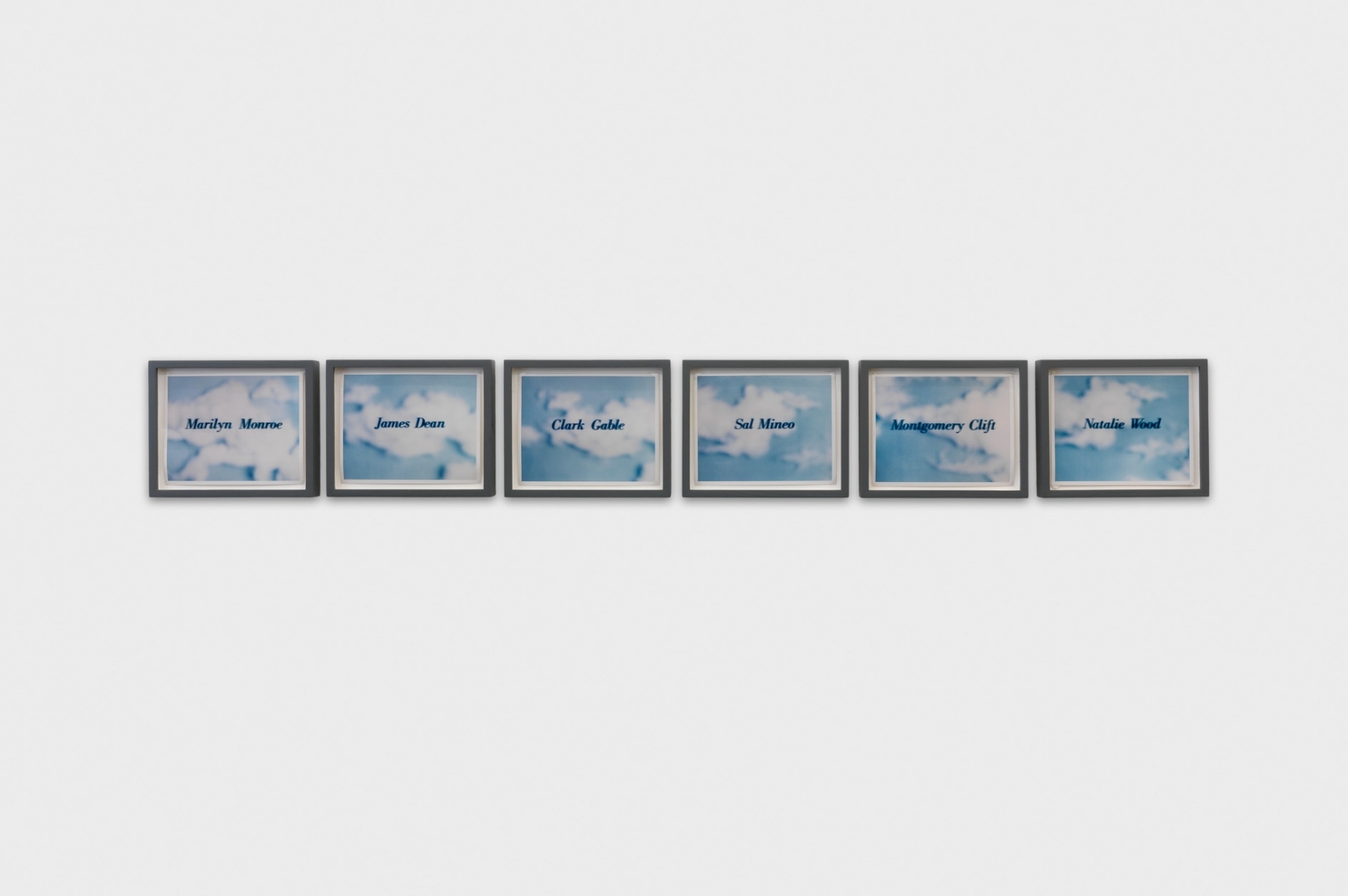 Larry Johnson, Untitled (Movie Stars on Clouds), 1983
