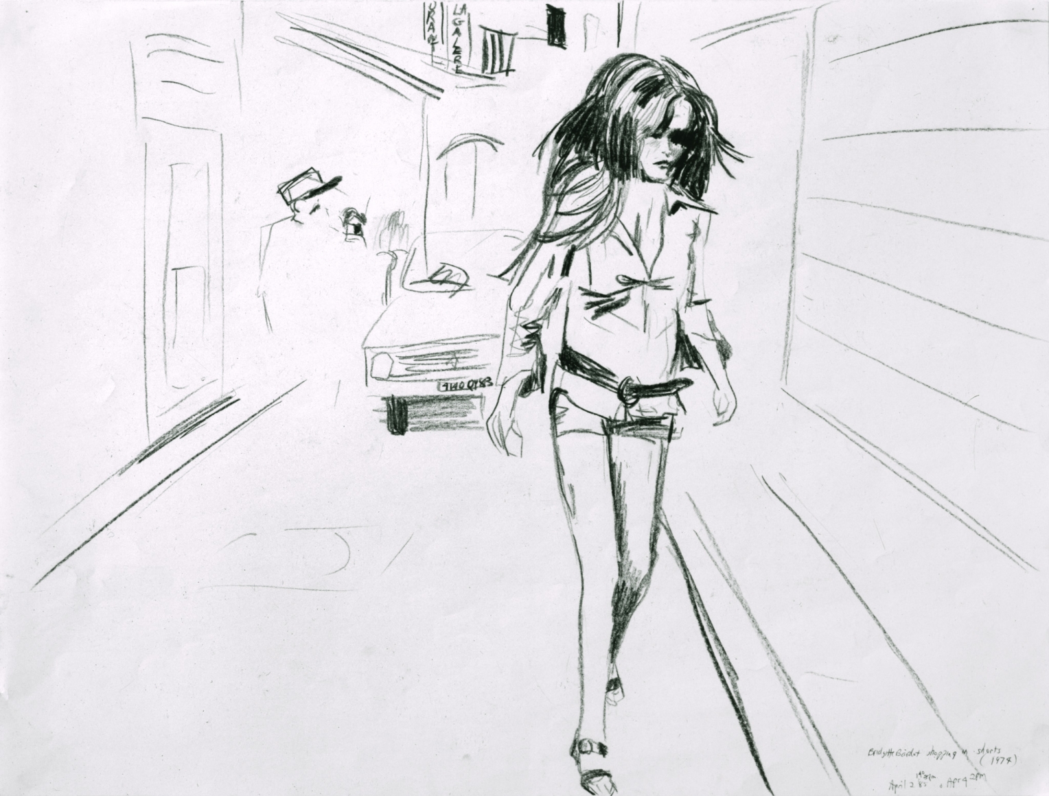 Karen Kilimnik, Brigitte Bardot Shopping in Shorts, 1985