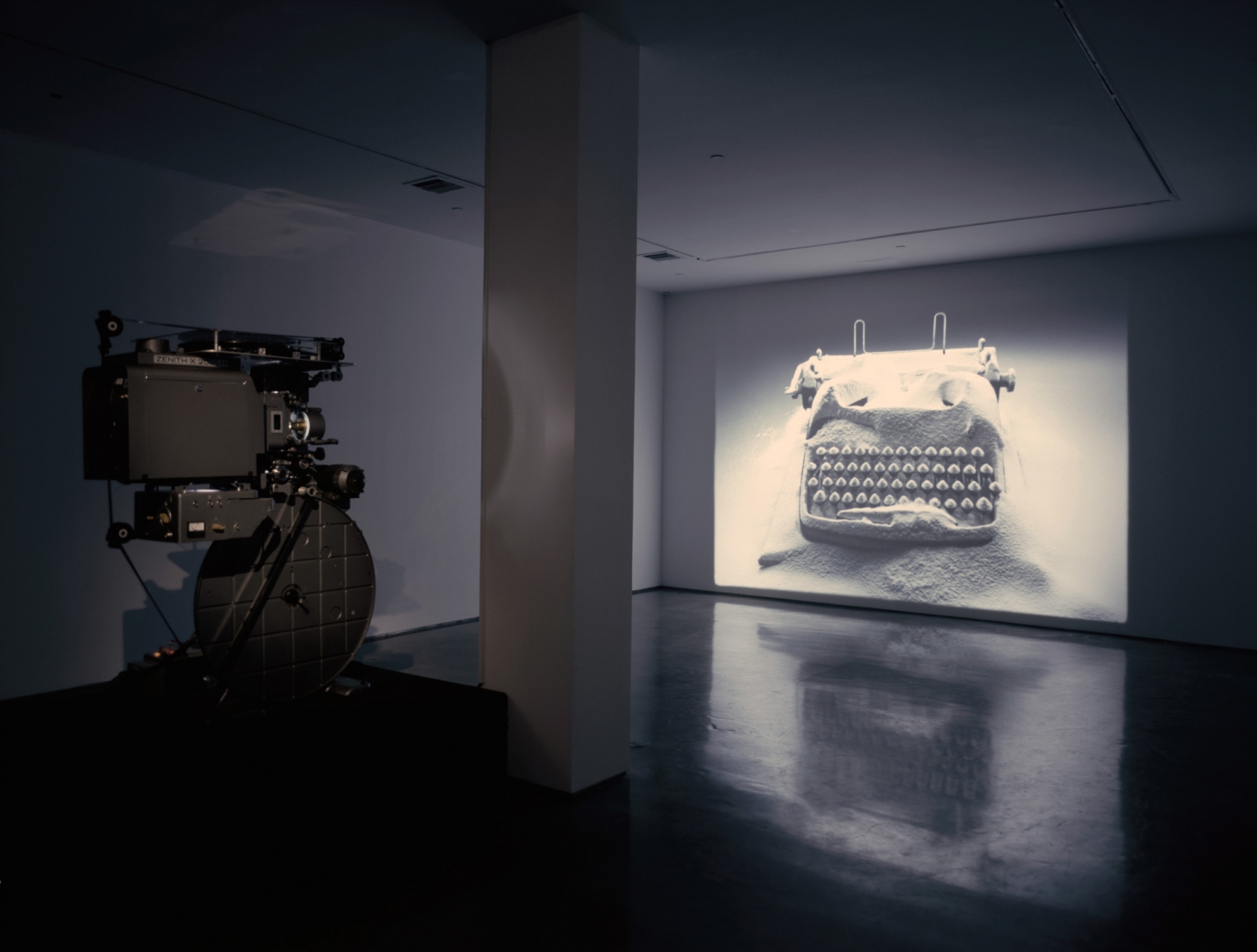 Rodney Graham, Rheinmetall / Victoria-8, 2003, Installation view: 303 Gallery, 2004